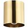 Theron 4 3/4" Wide Aged Brass Ceiling Light