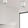Thumbnail2 of Theron 4 3/4" Wide Matte White Cylinder Ceiling Light more views