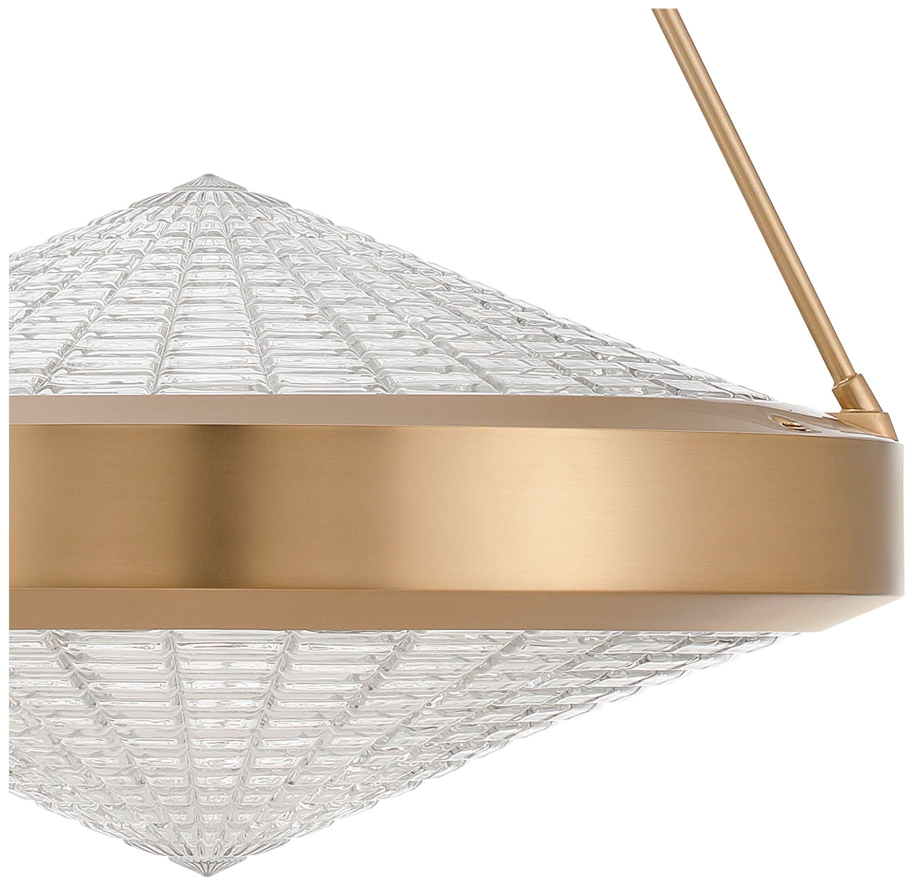 Image 4 Thesis Agate 20" 4 Light Champagne Gold Pendant Light more views