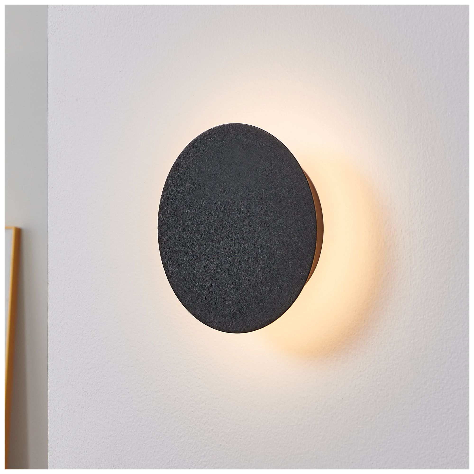 Image 2 Thesis Alamilo 6 inch 1-light Black LED Exterior Wall Sconce more views