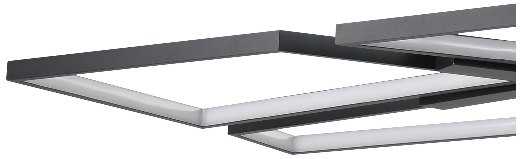 Image 4 Thesis Alfie 40" 4 Light Textured Black 3CCT LED Chandelier more views