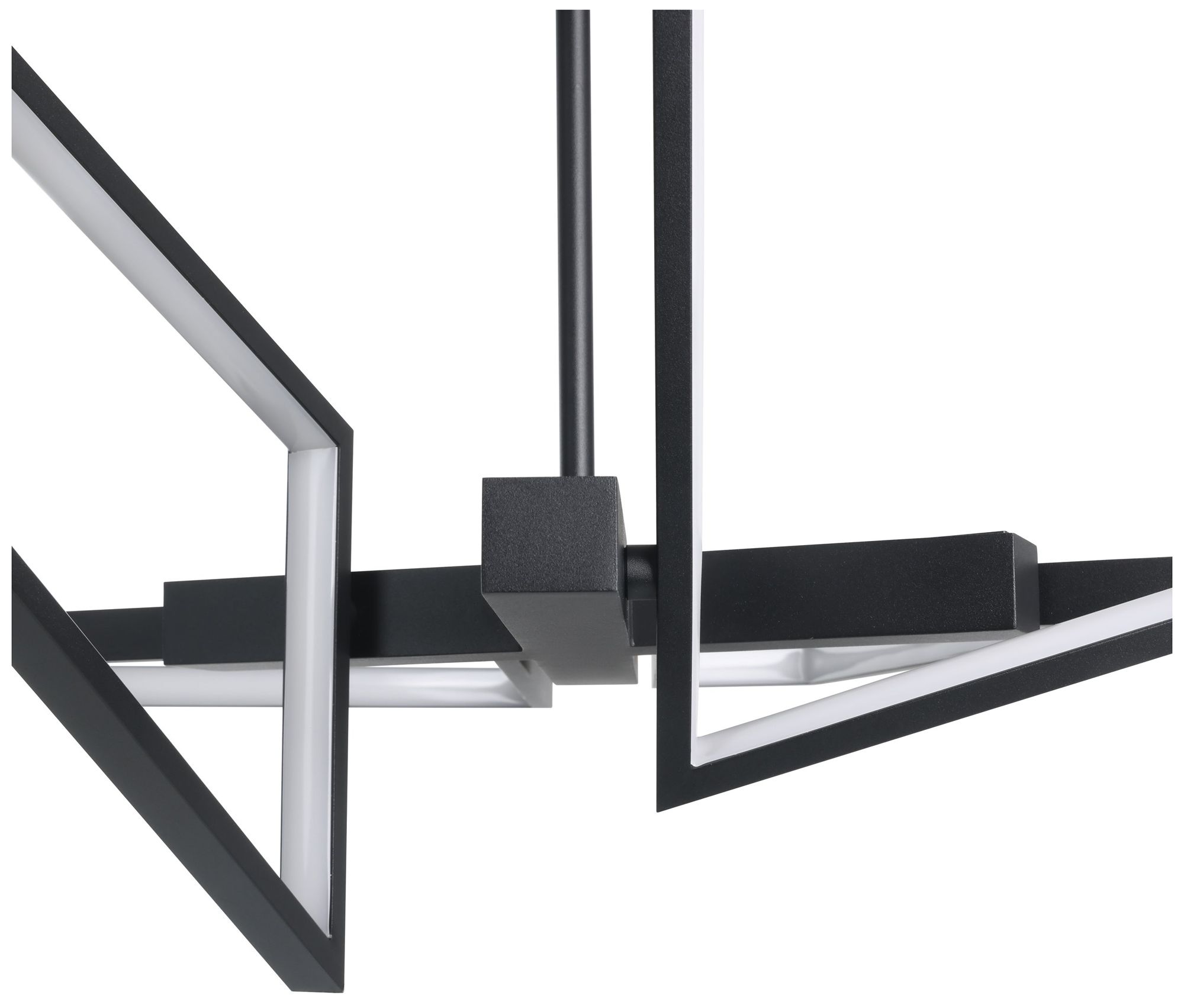 Image 5 Thesis Alfie 40" 4 Light Textured Black 3CCT LED Chandelier more views