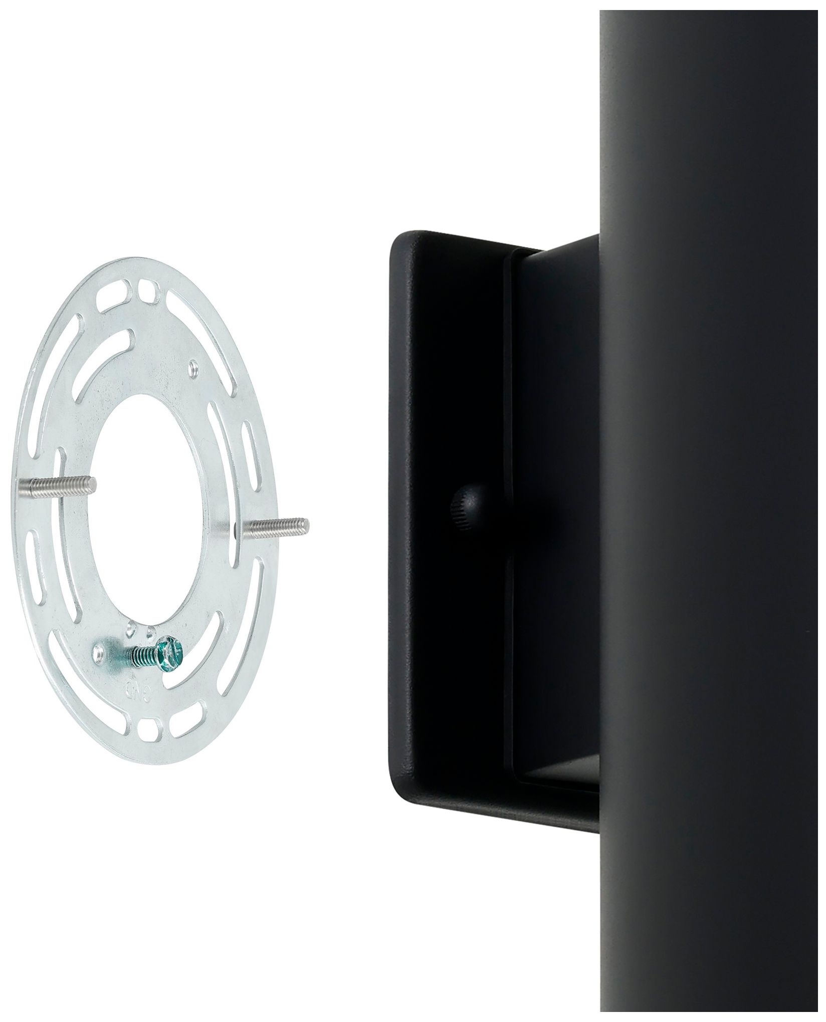 Image 6 Thesis Ascoli 18 inch 2-light Black Exterior Wall Sconce more views