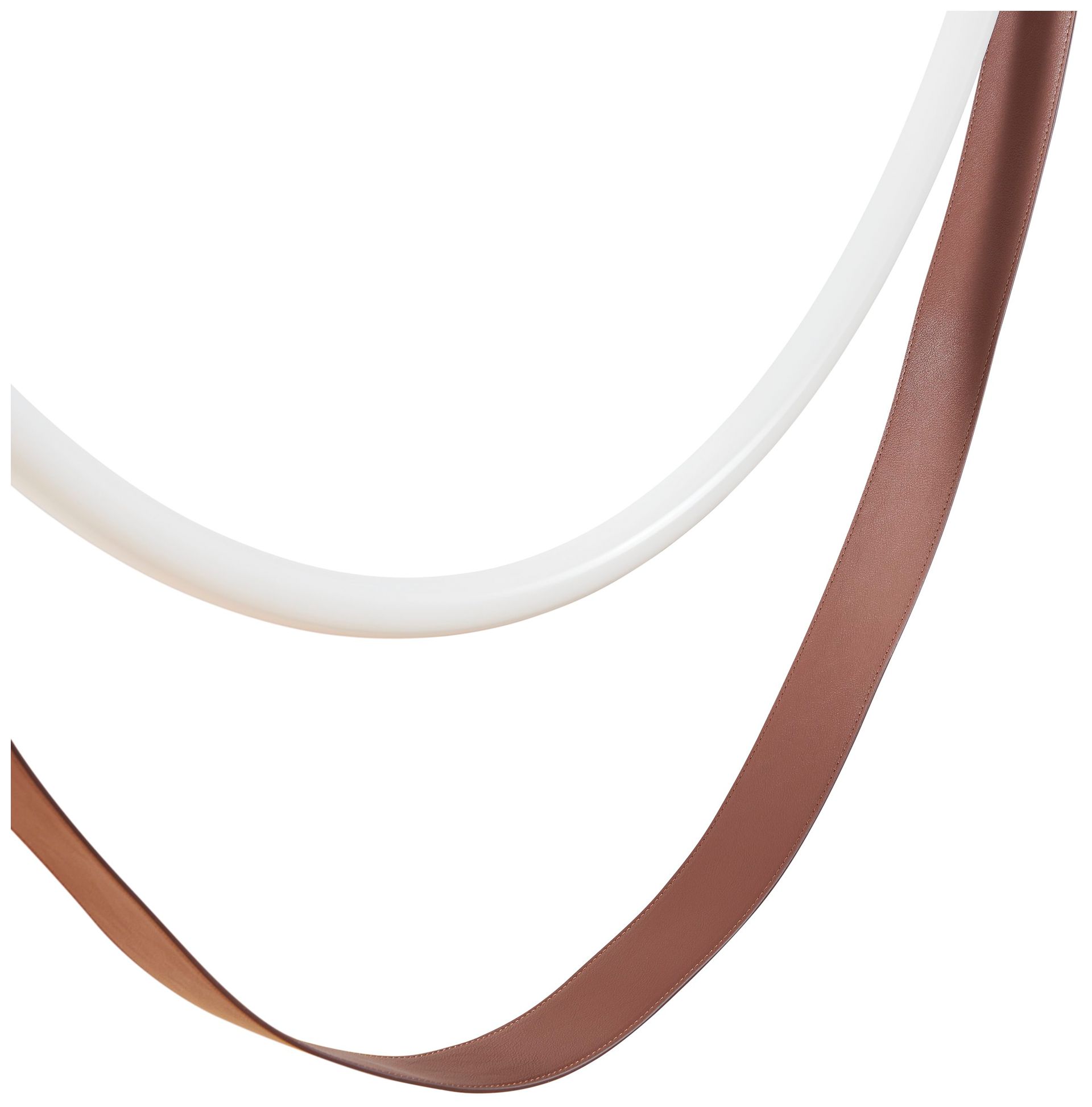 Image 6 Thesis Ayers 43" 1 Lt Champagne Gold w/ Black & Brown LED Linear Chandelier more views