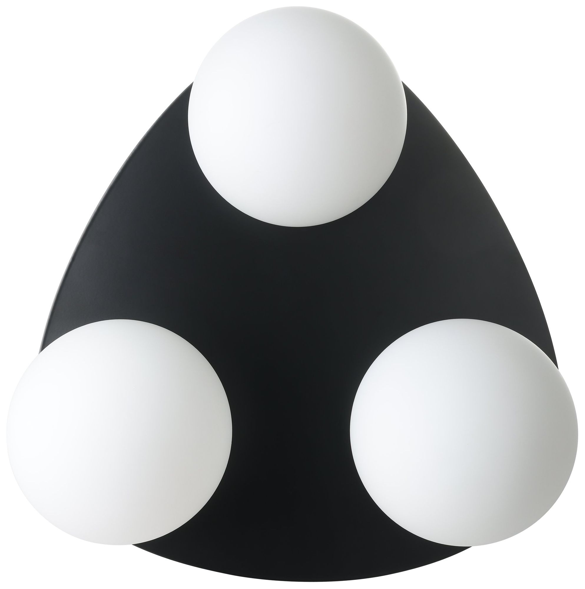 Image 4 Thesis Castrovido 12" Matte Black Flush Mount Ceiling Light more views