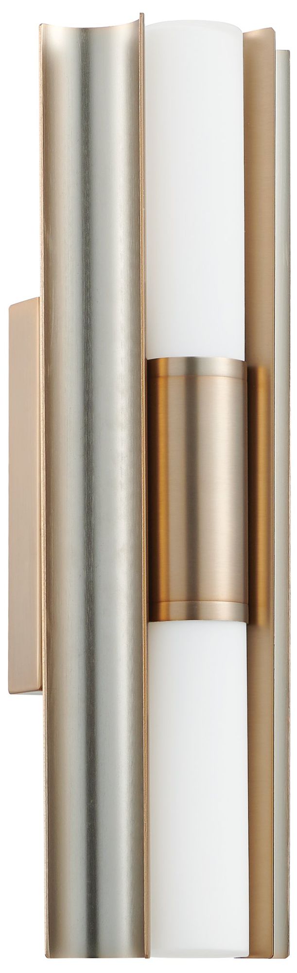 Image 2 Thesis Colton 18" Champagne Gold 5CCT LED Vanity Light, Opal Glass Shades