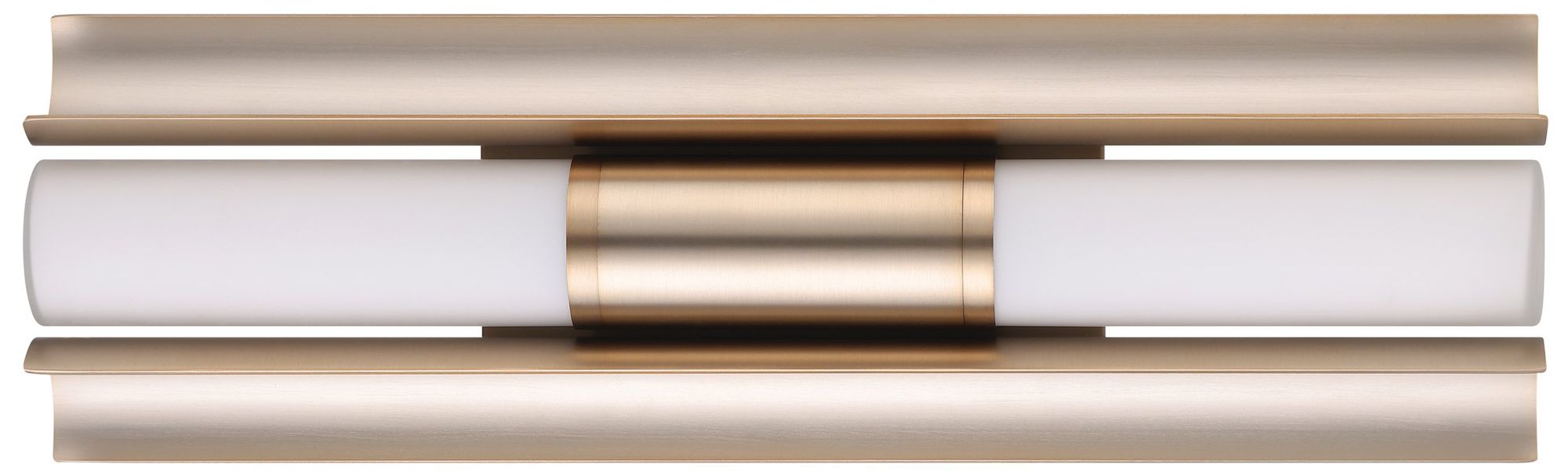 Image 4 Thesis Colton 18" Champagne Gold 5CCT LED Vanity Light, Opal Glass Shades more views