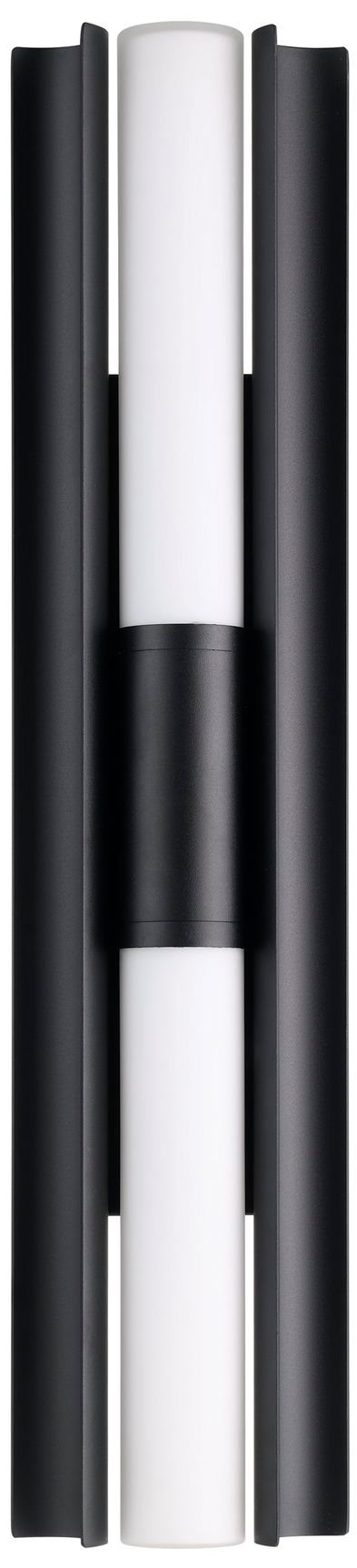Image 3 Thesis Colton 24" Black 5CCT LED Vanity Light with Etched Opal Glass S more views