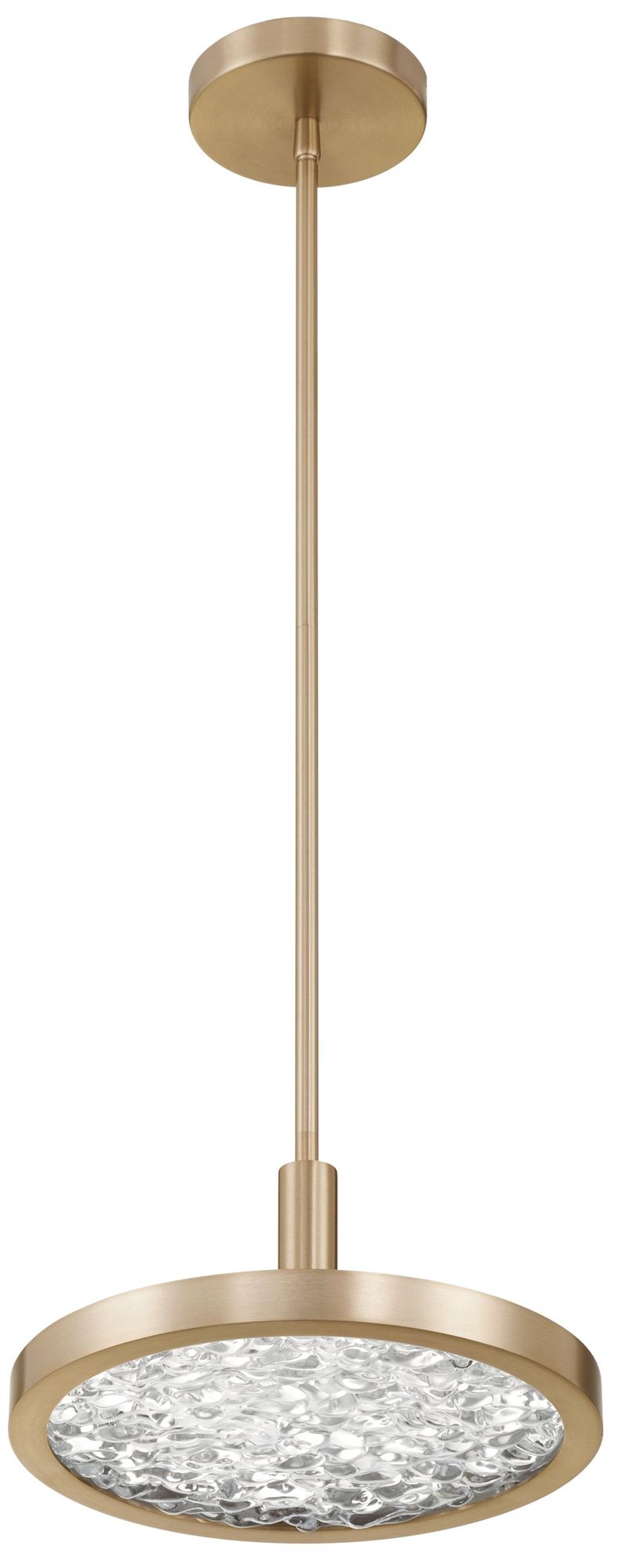 Thesis Courtney 12" Champagne Gold 5CCT LED Convertible Pendant