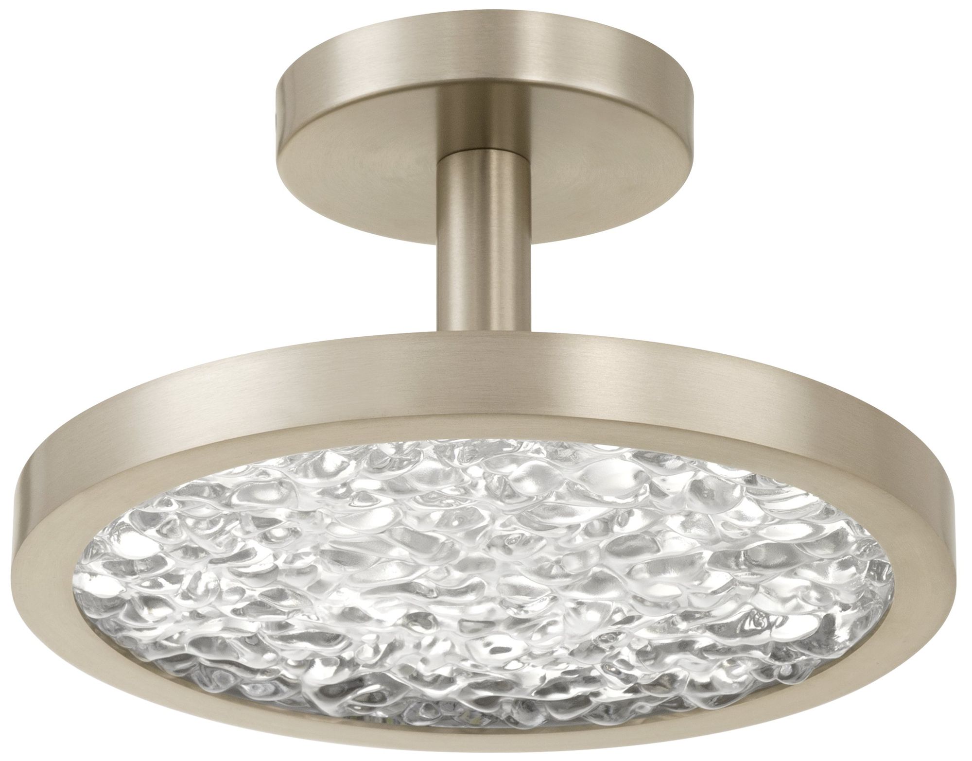 Image 3 Thesis Courtney 12" Champagne Gold 5CCT LED Convertible Pendant more views