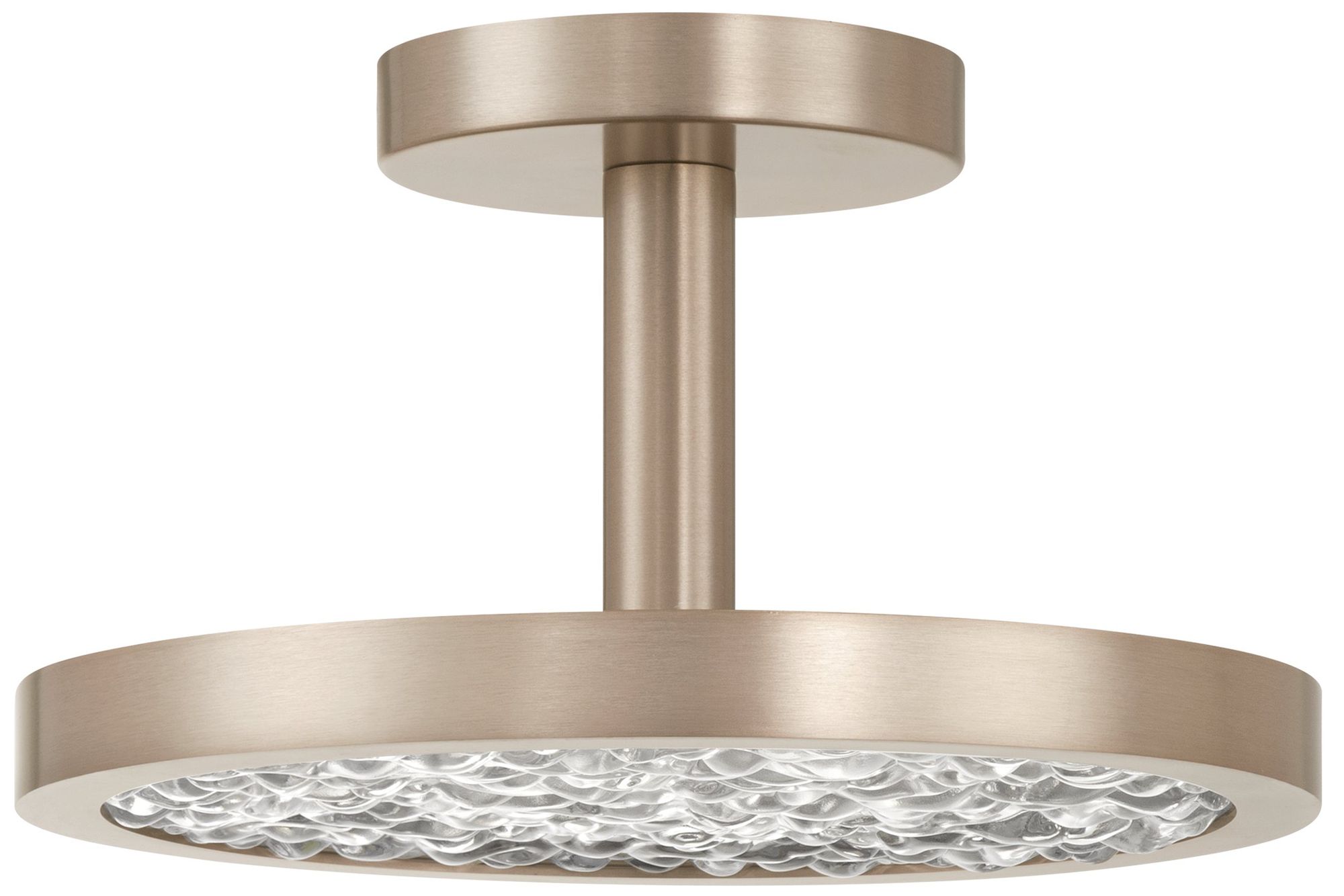 Image 5 Thesis Courtney 12" Champagne Gold 5CCT LED Convertible Pendant more views