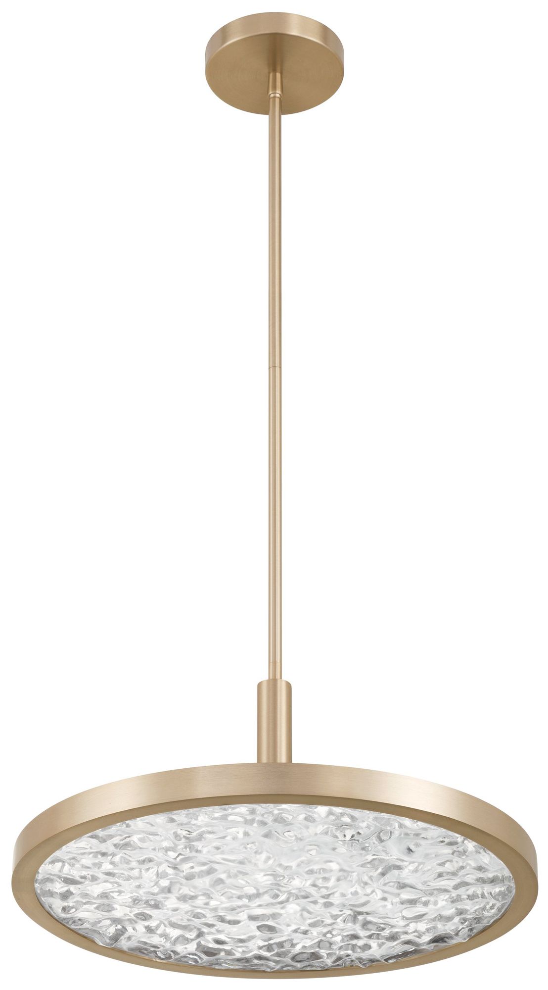 Thesis Courtney 18" Champagne Gold 5CCT LED Convertible Pendant