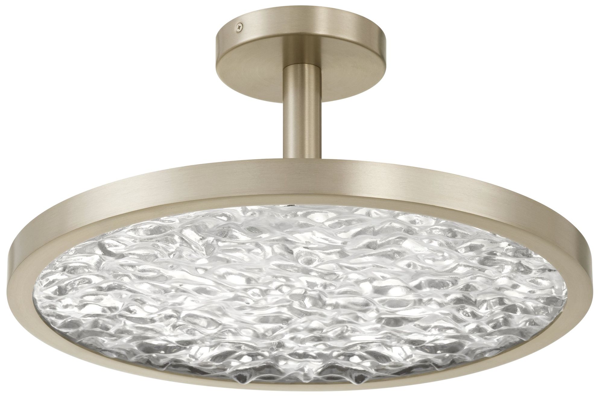 Image 3 Thesis Courtney 18" Champagne Gold 5CCT LED Convertible Pendant more views