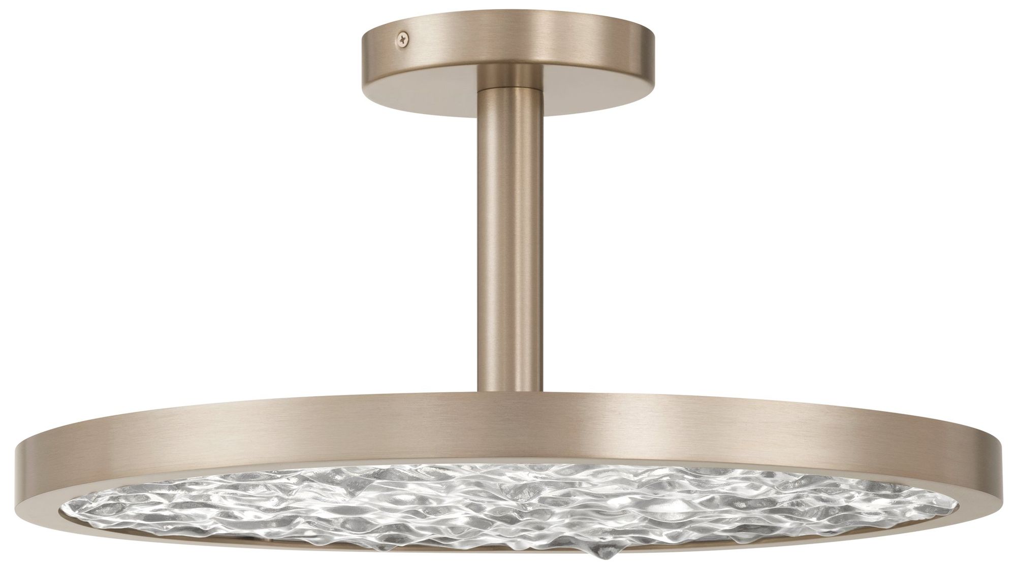 Image 5 Thesis Courtney 18" Champagne Gold 5CCT LED Convertible Pendant more views