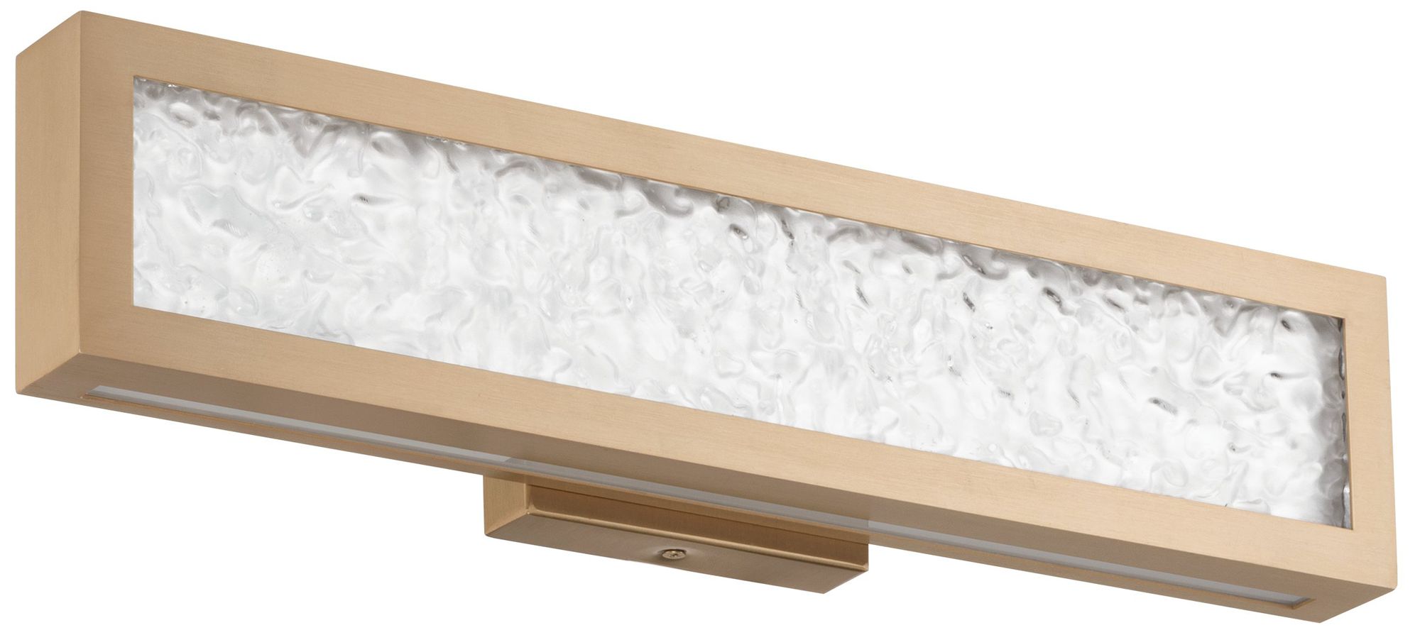 Thesis Courtney 18" Champagne Gold 5CCT LED Vanity Light w/ Clear Glass