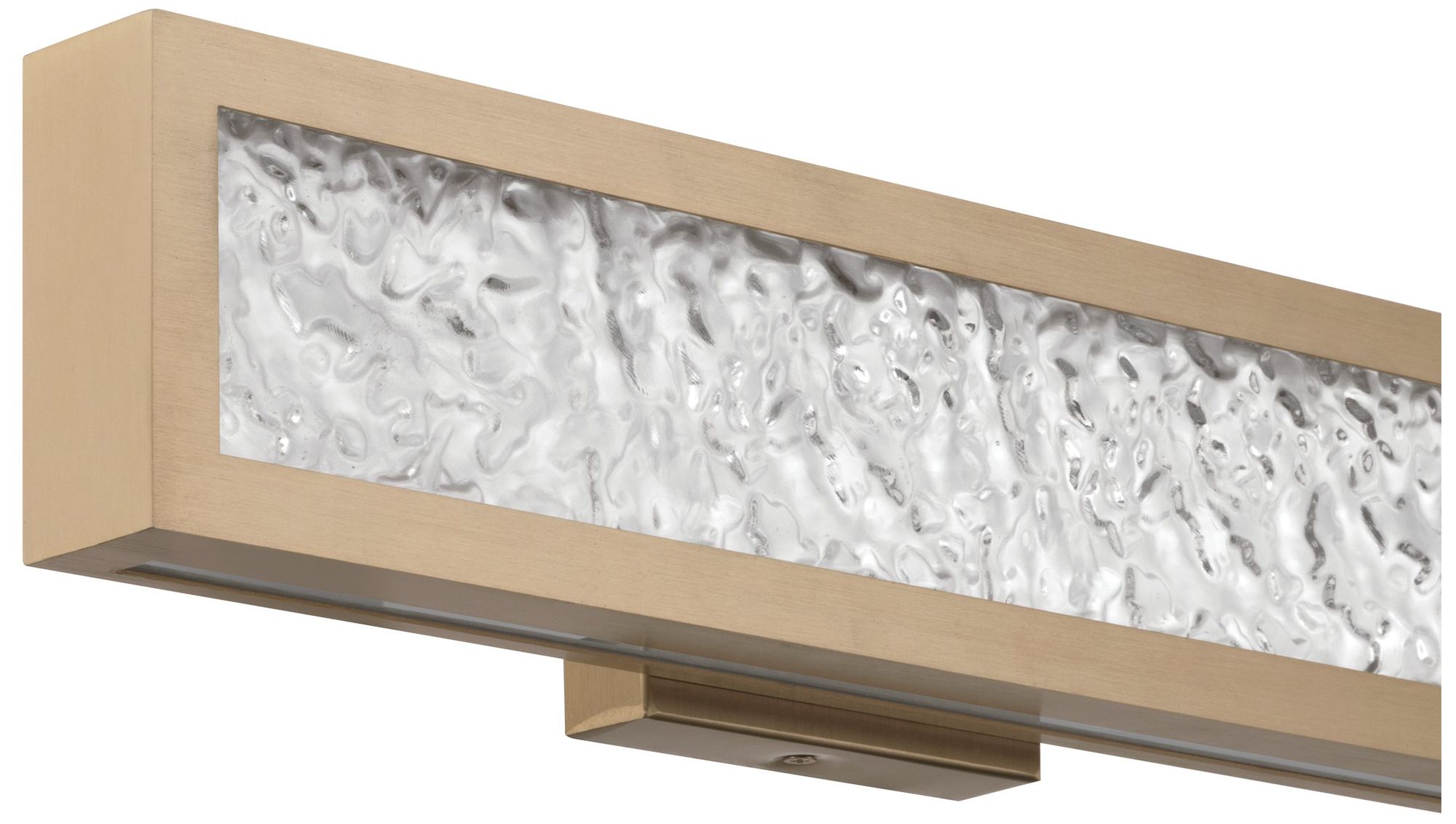 Image 5 Thesis Courtney 18" Champagne Gold 5CCT LED Vanity Light w/ Clear Glass more views