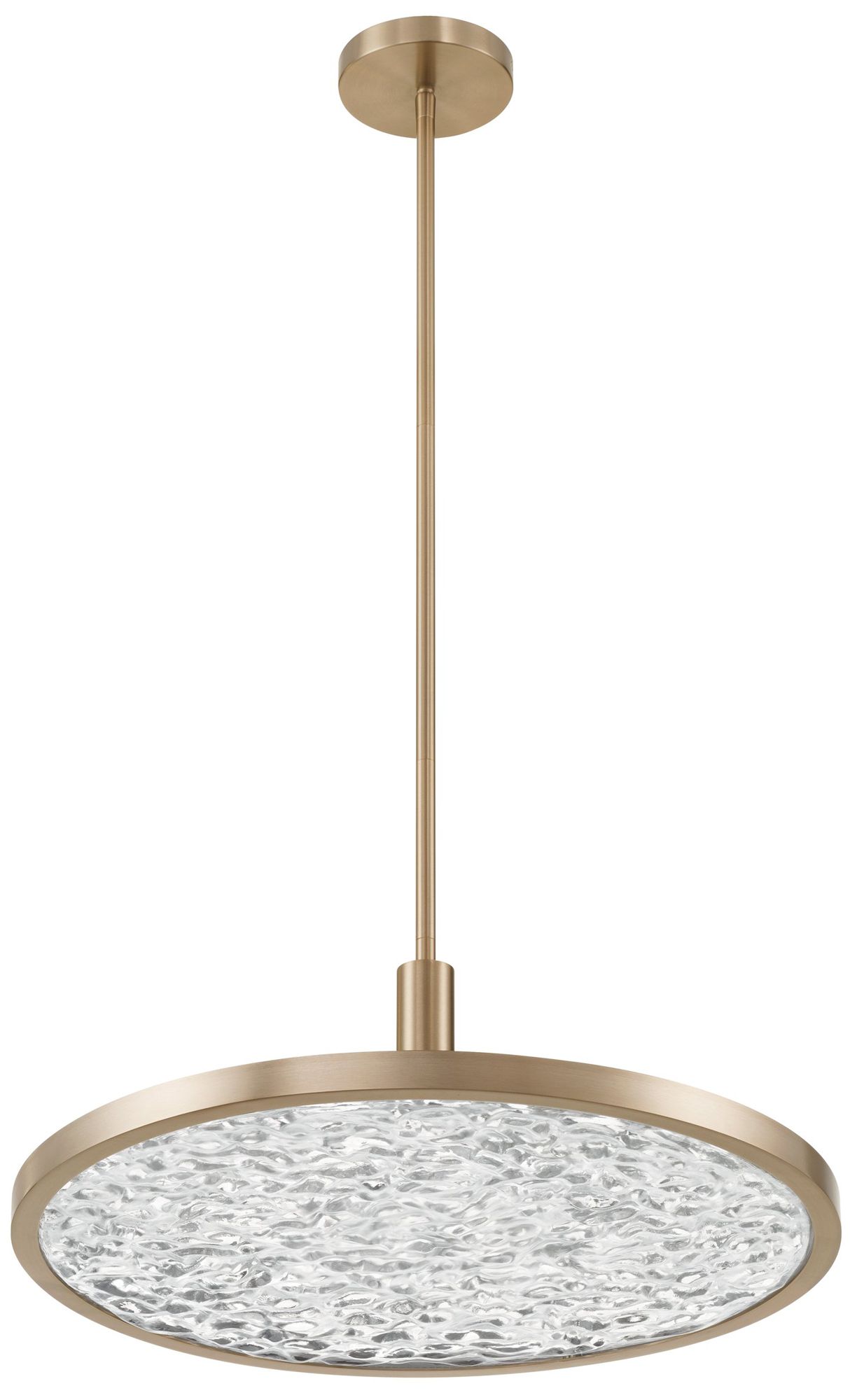 Thesis Courtney 24" Champagne Gold 5CCT LED Convertible Pendant