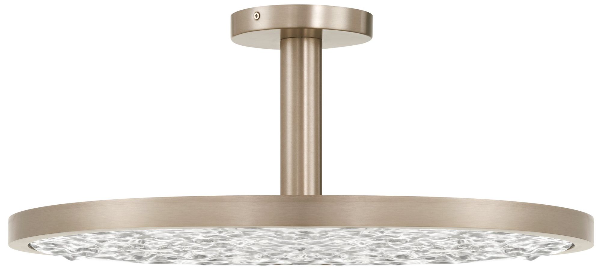 Image 5 Thesis Courtney 24" Champagne Gold 5CCT LED Convertible Pendant more views