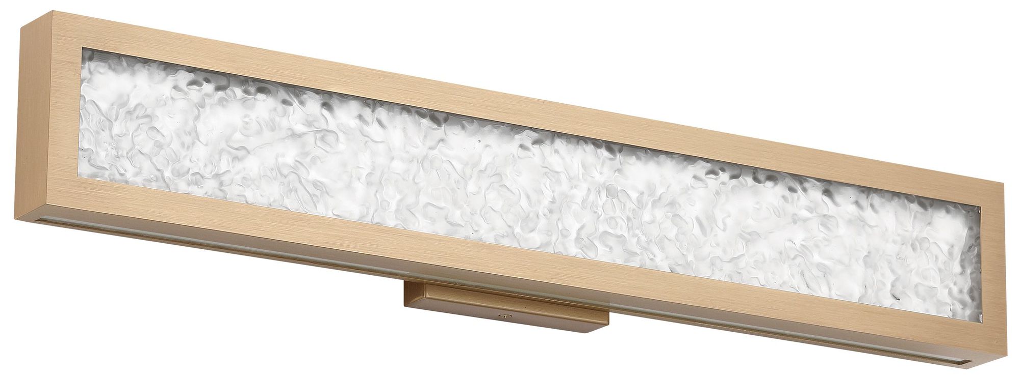 Thesis Courtney 24" Champagne Gold 5CCT LED Vanity Light w/ Clear Glass