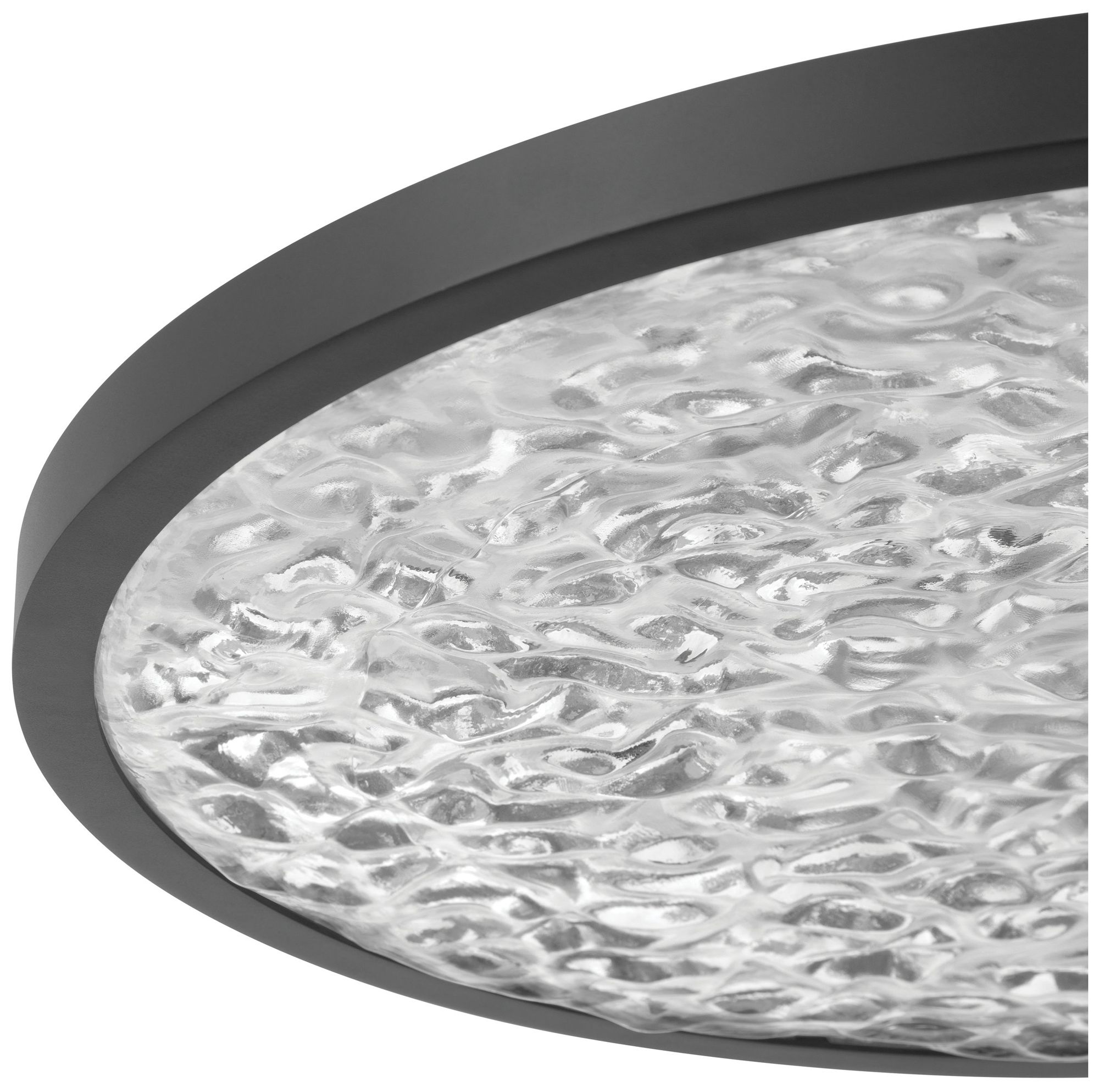 Image 6 Thesis Courtney 24" Textured Black 5CCT LED Convertible Pendant more views