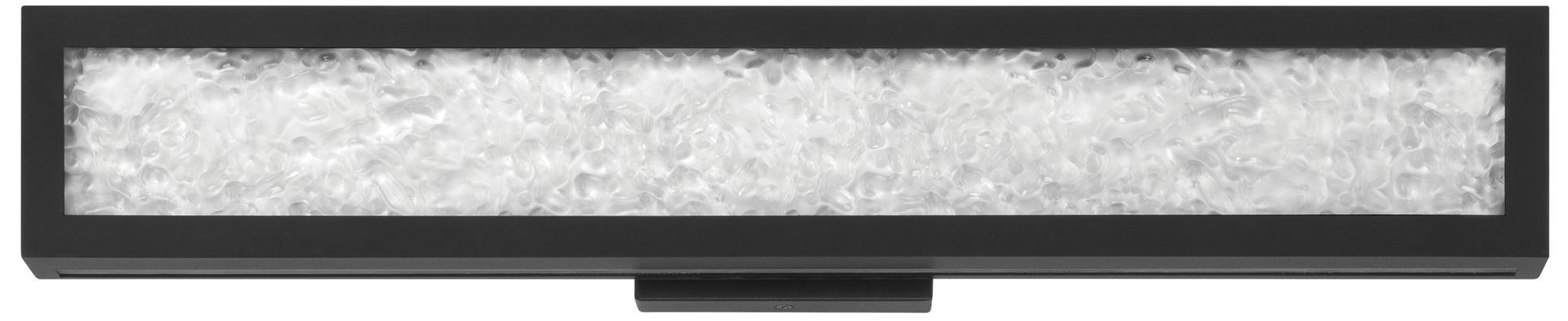 Image 3 Thesis Courtney 24" Textured Black 5CCT LED Vanity Light w/ Clear Glass more views