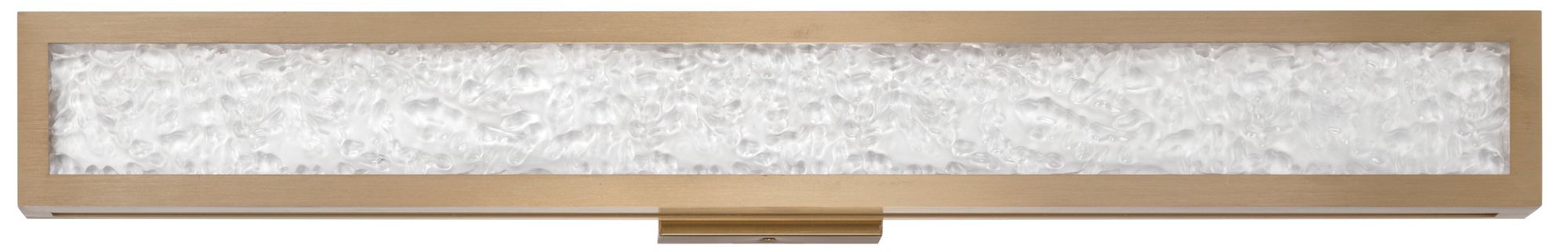 Image 3 Thesis Courtney 32" Champagne Gold 5CCT LED Vanity Light - Clear Glass more views