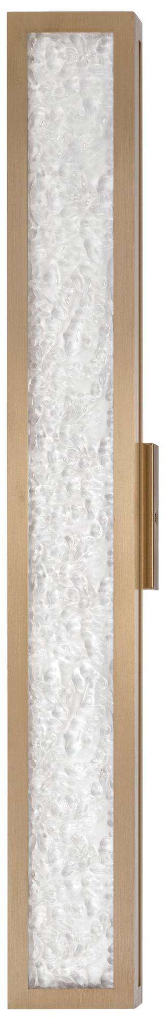 Image 4 Thesis Courtney 32" Champagne Gold 5CCT LED Vanity Light - Clear Glass more views