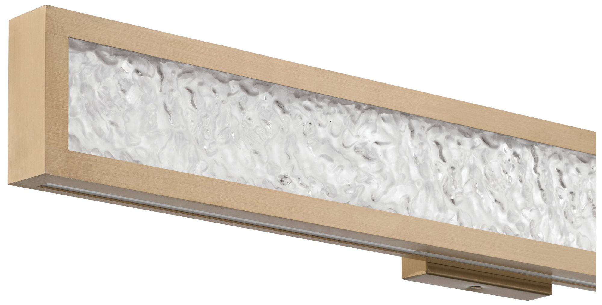 Image 5 Thesis Courtney 32" Champagne Gold 5CCT LED Vanity Light - Clear Glass more views