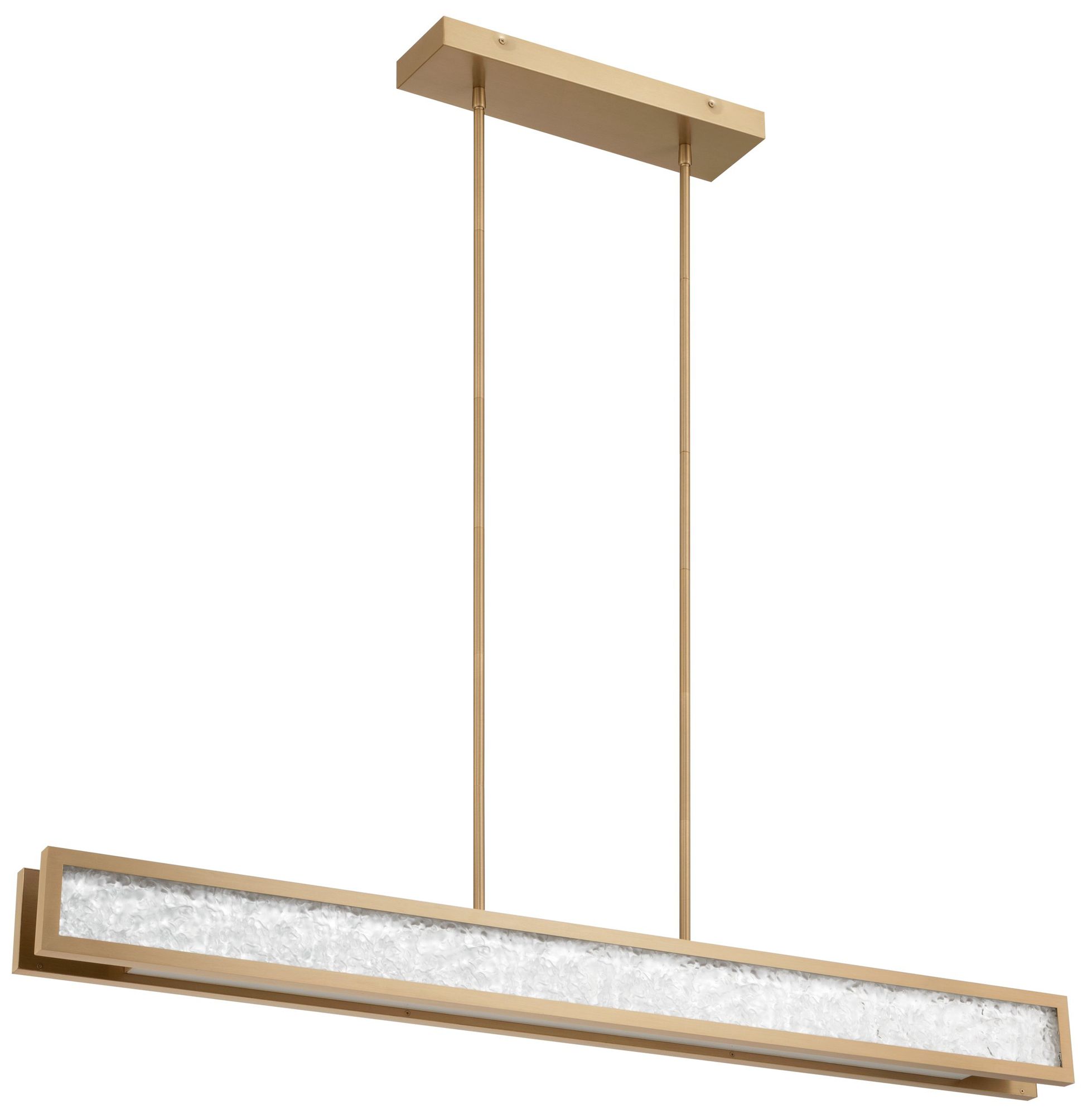 Thesis Courtney 48" Champagne Gold 5CCT LED Linear Chandelier