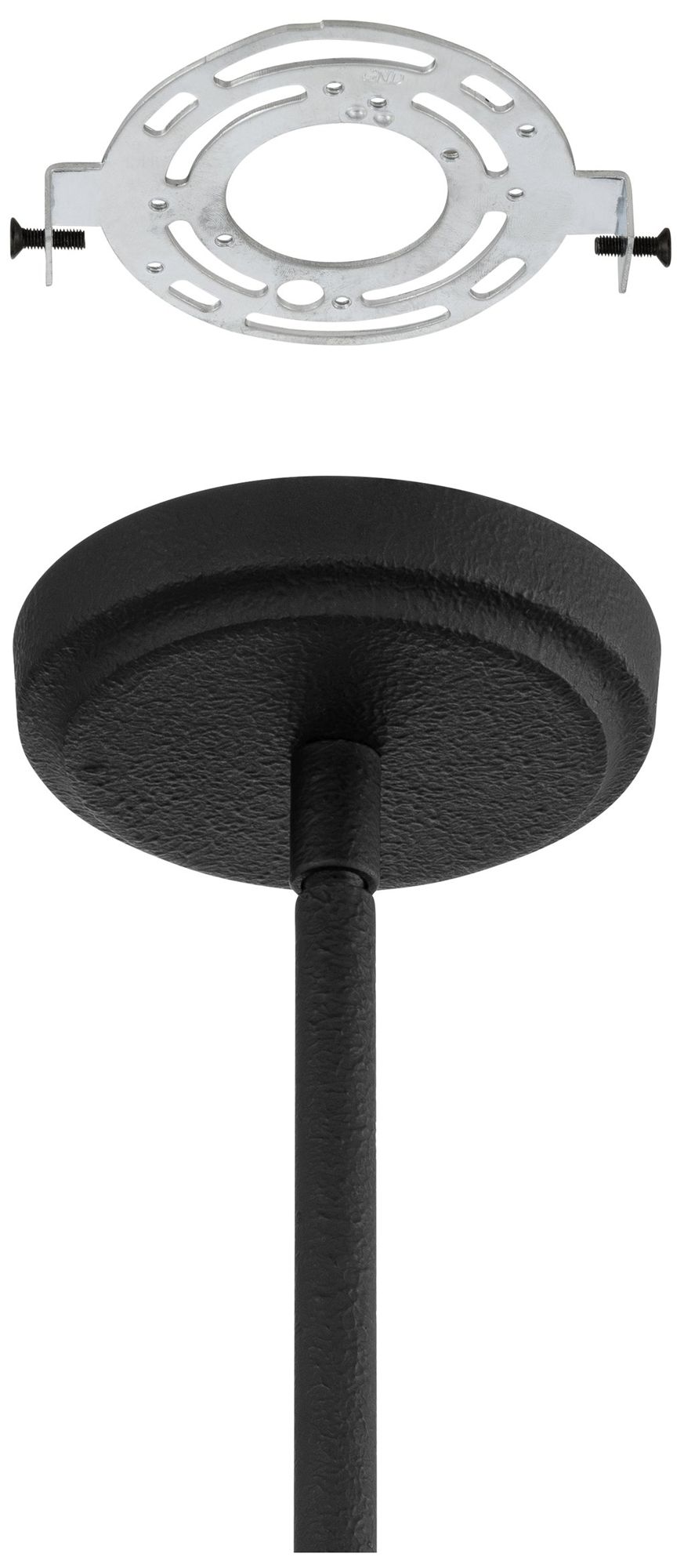 Image 4 Thesis Dahlia 28" 8 Light Textured Black Chandelier with Opal Glass Shades more views