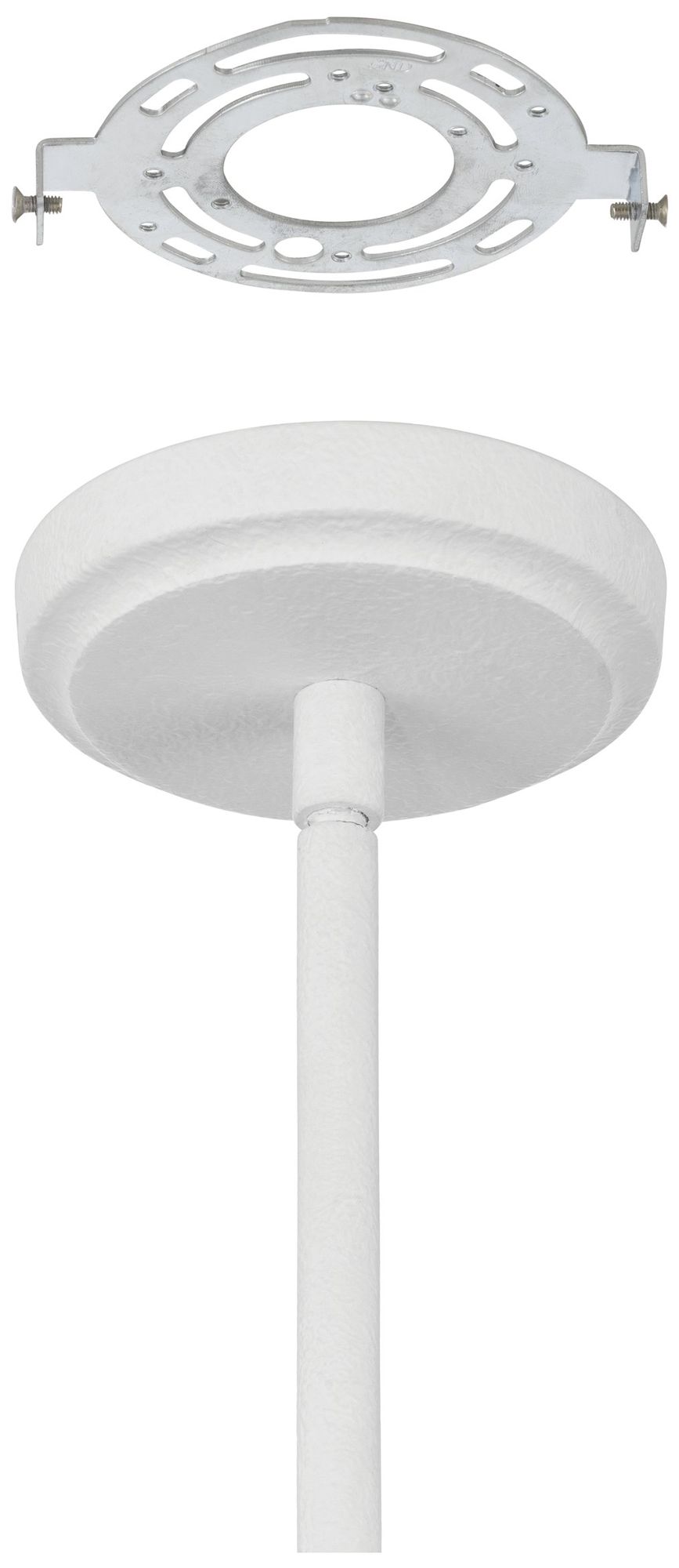 Image 4 Thesis Dahlia 28" 8 Light Textured White Chandelier with Opal Glass Shades more views