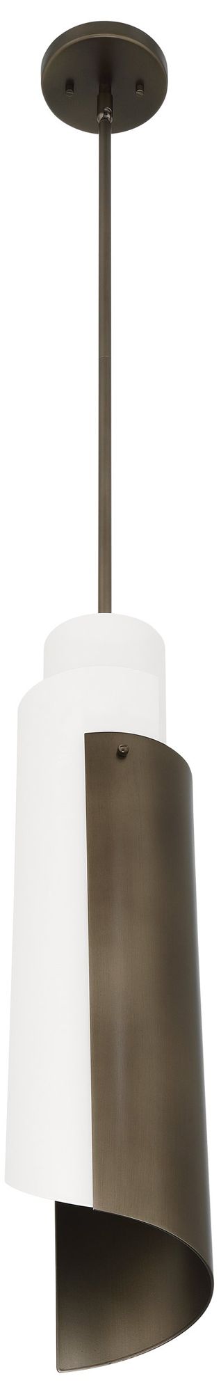 Image 3 Thesis Enzio 6" 1 Light Forged Bronze Pendant Light more views