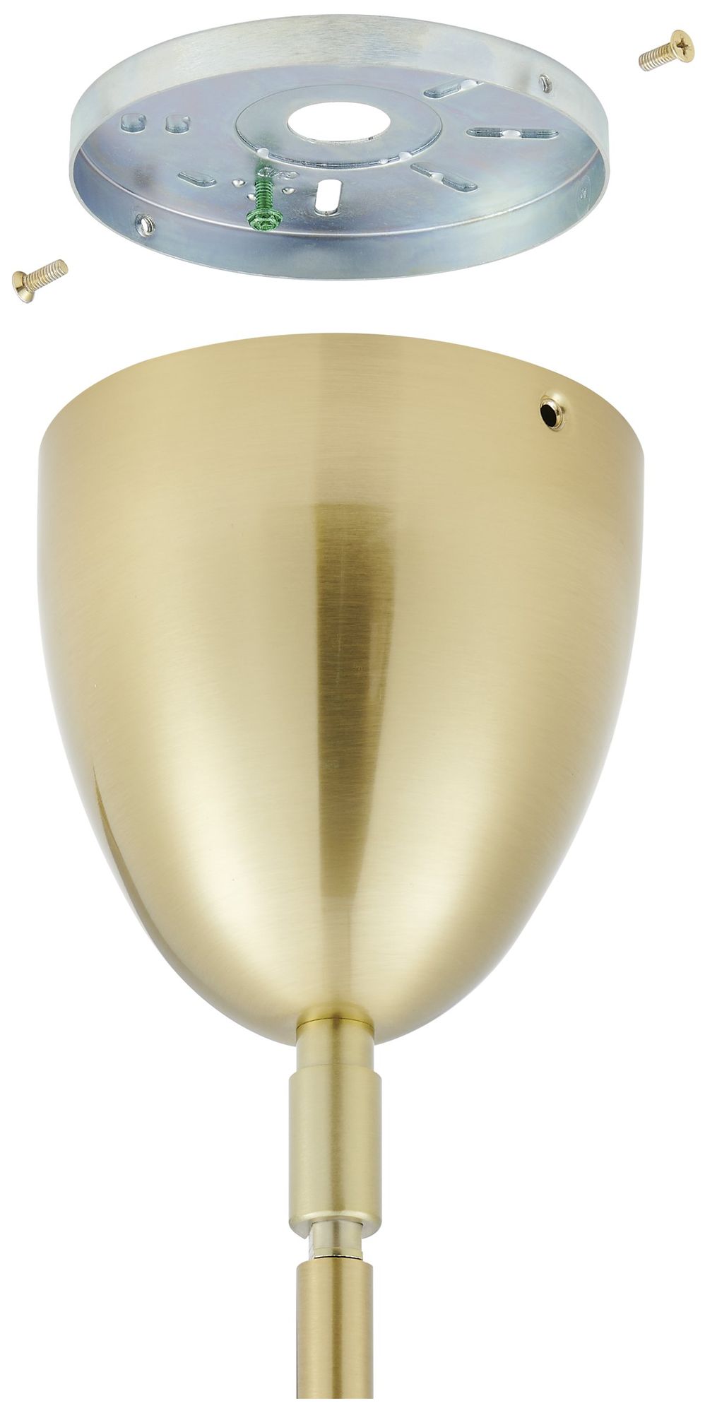 Image 5 Thesis Fiorello 21" 6 Light Brushed Gold Pendant Light more views