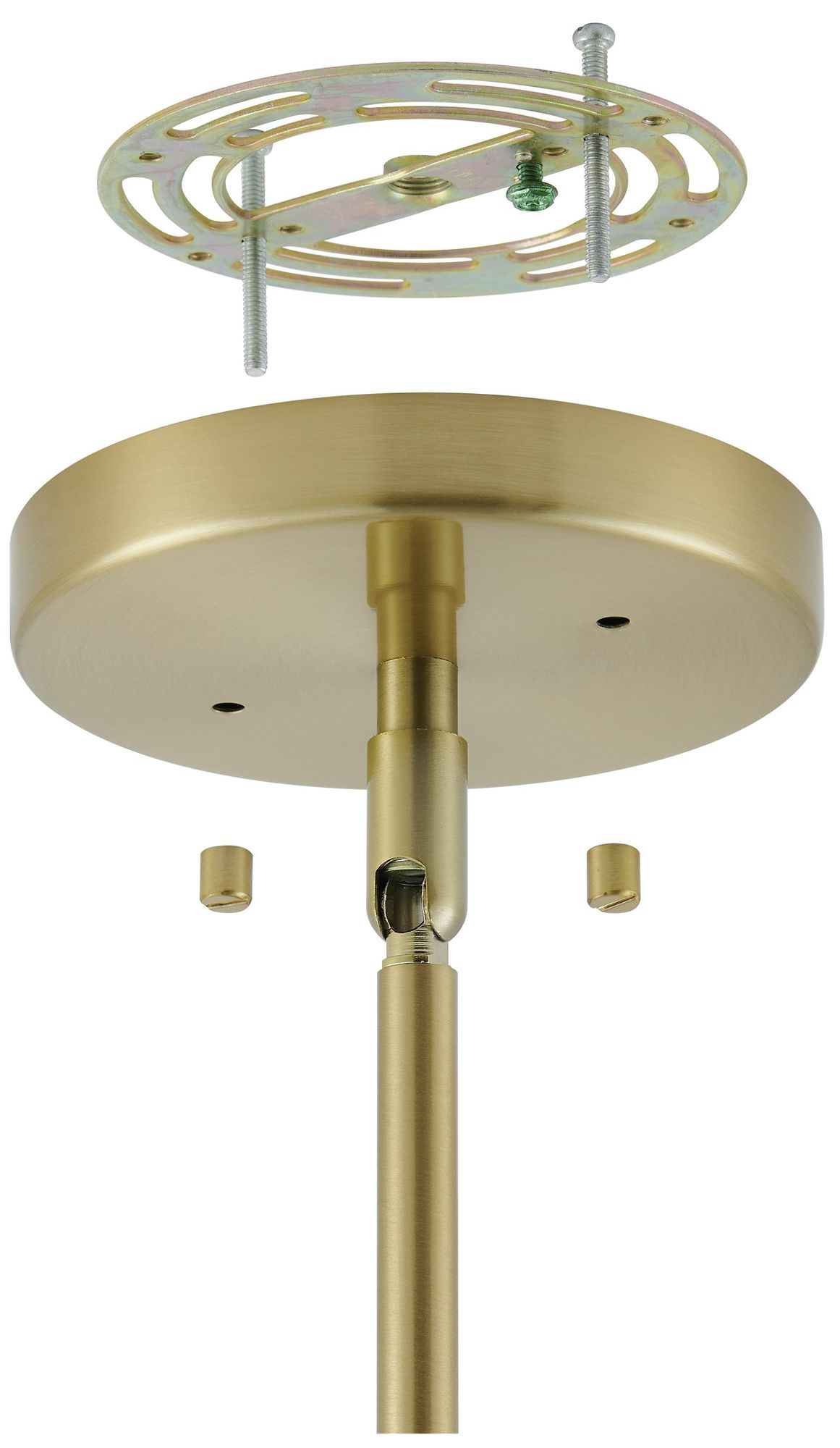 Image 7 Thesis Florian 44" 8 Light Brushed Gold and Clear Glass Chandelier more views