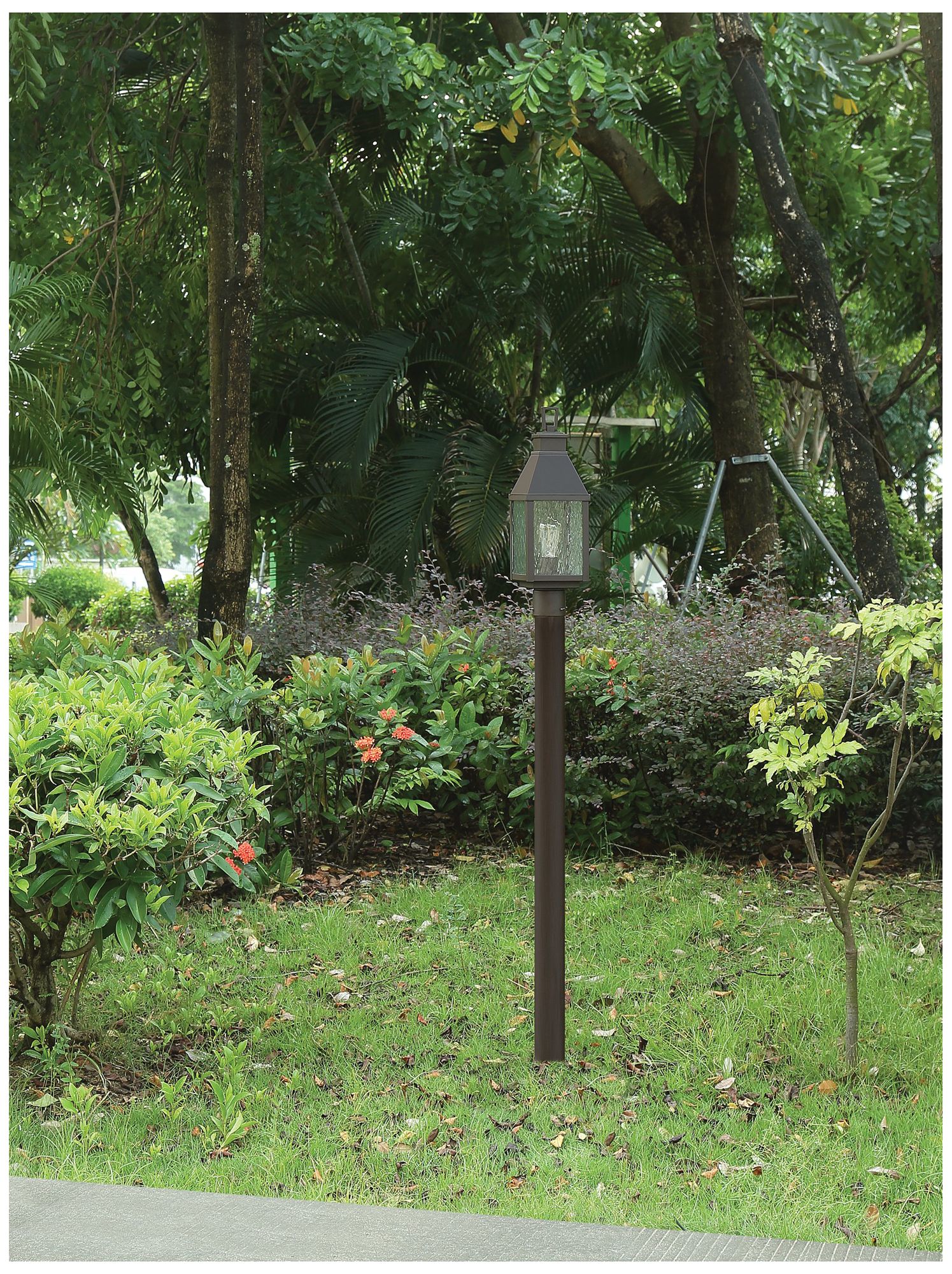 Image 6 Thesis Glencrest 20" Dark Bronze Exterior Post Light more views