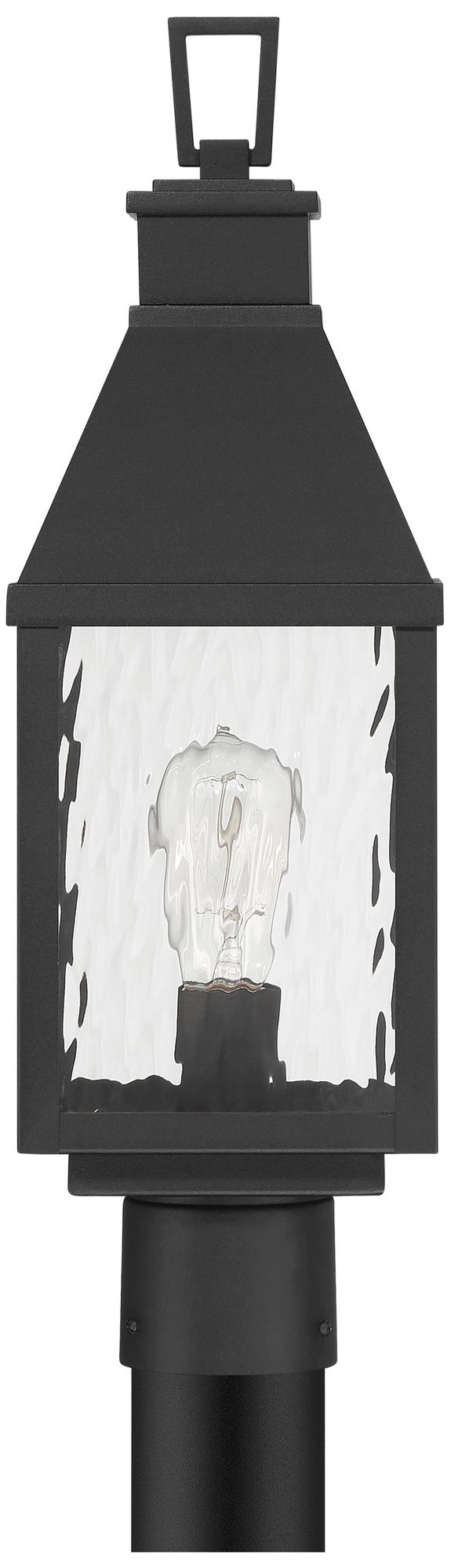 Image 3 Thesis Glencrest 20" Exterior Post Light with Clear Water Glass more views