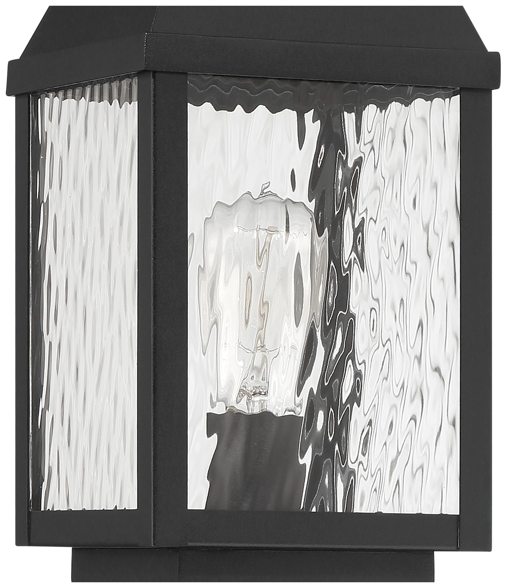 Image 4 Thesis Glencrest 20" Exterior Post Light with Clear Water Glass more views