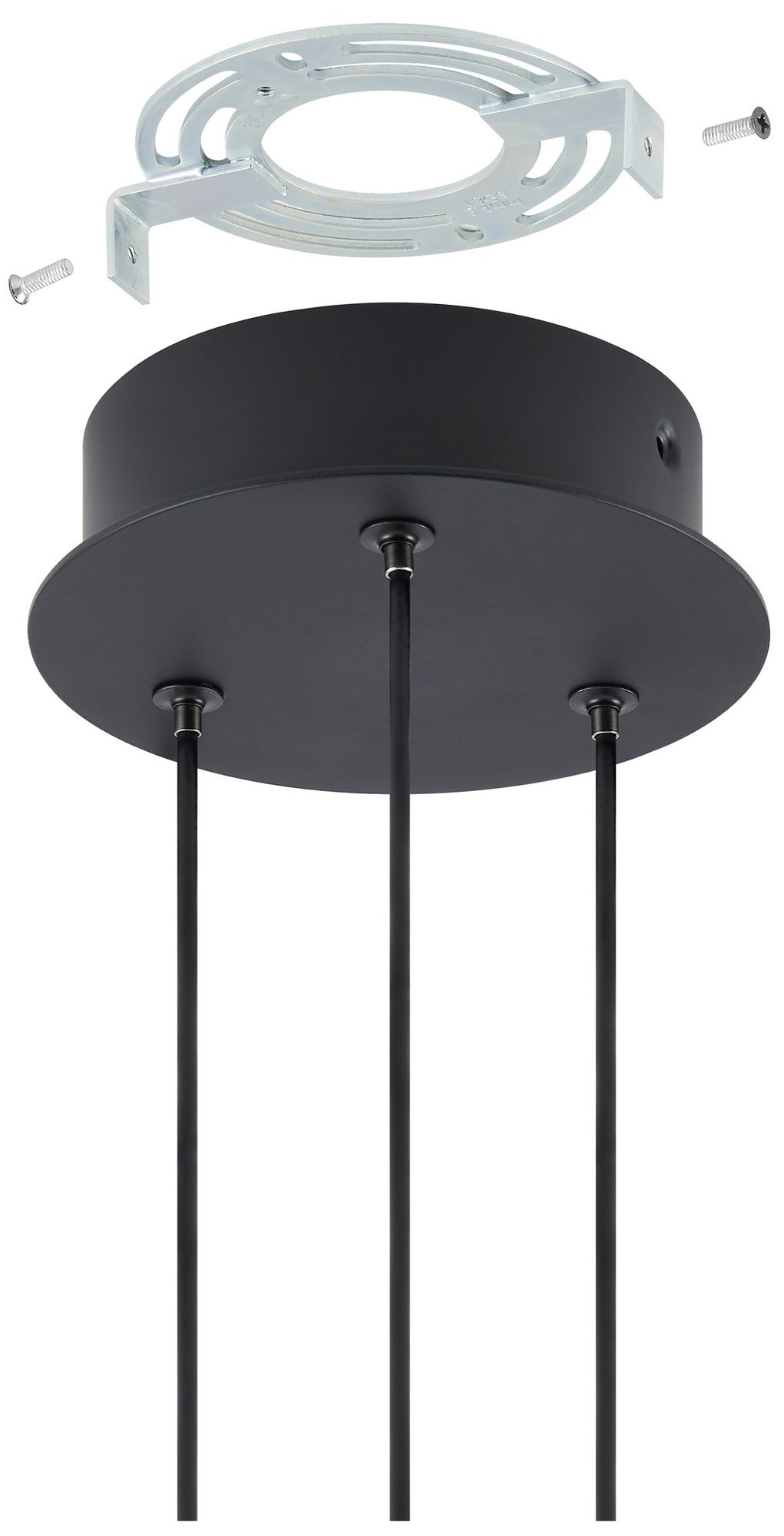 Image 7 Thesis Grazia 15" Matte Black and Brushed Gold LED Convertible Pendant more views