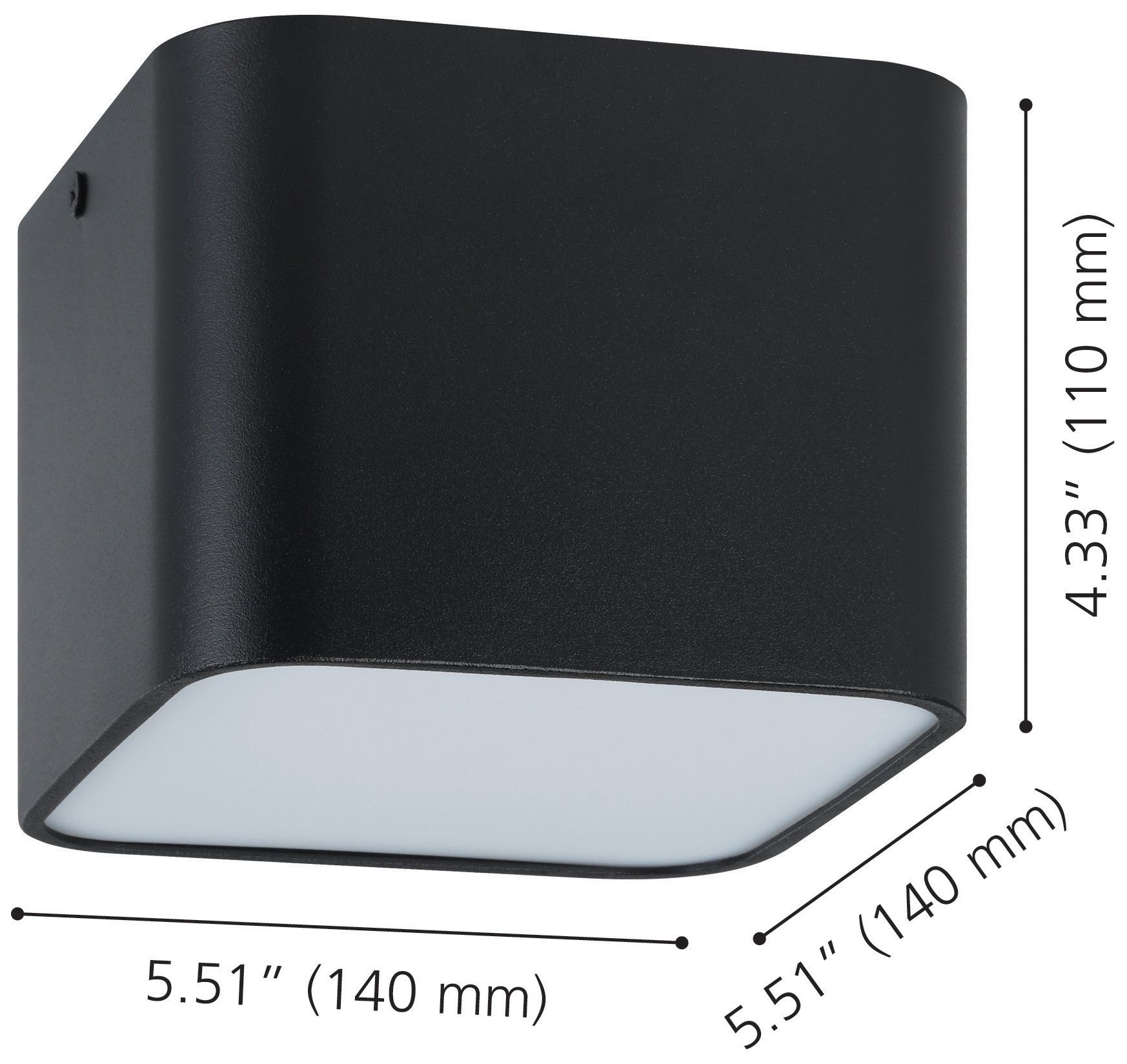 Image 3 Thesis Grimasola 5 inch 1 Light Black LED Flush Mount Ceiling Light more views