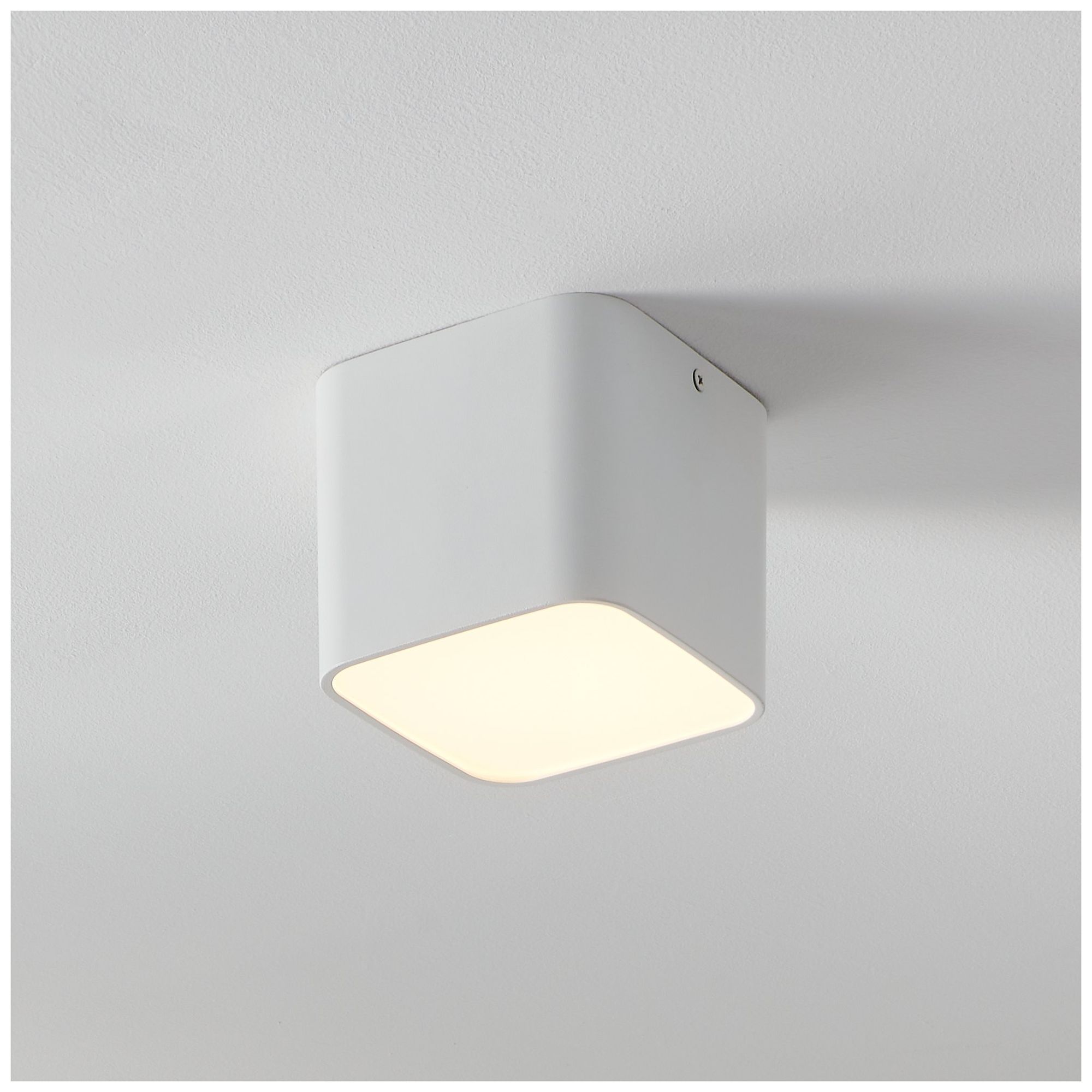 Image 2 Thesis Grimasola 5 inch 1 Light White LED Flush Mount Ceiling Light more views