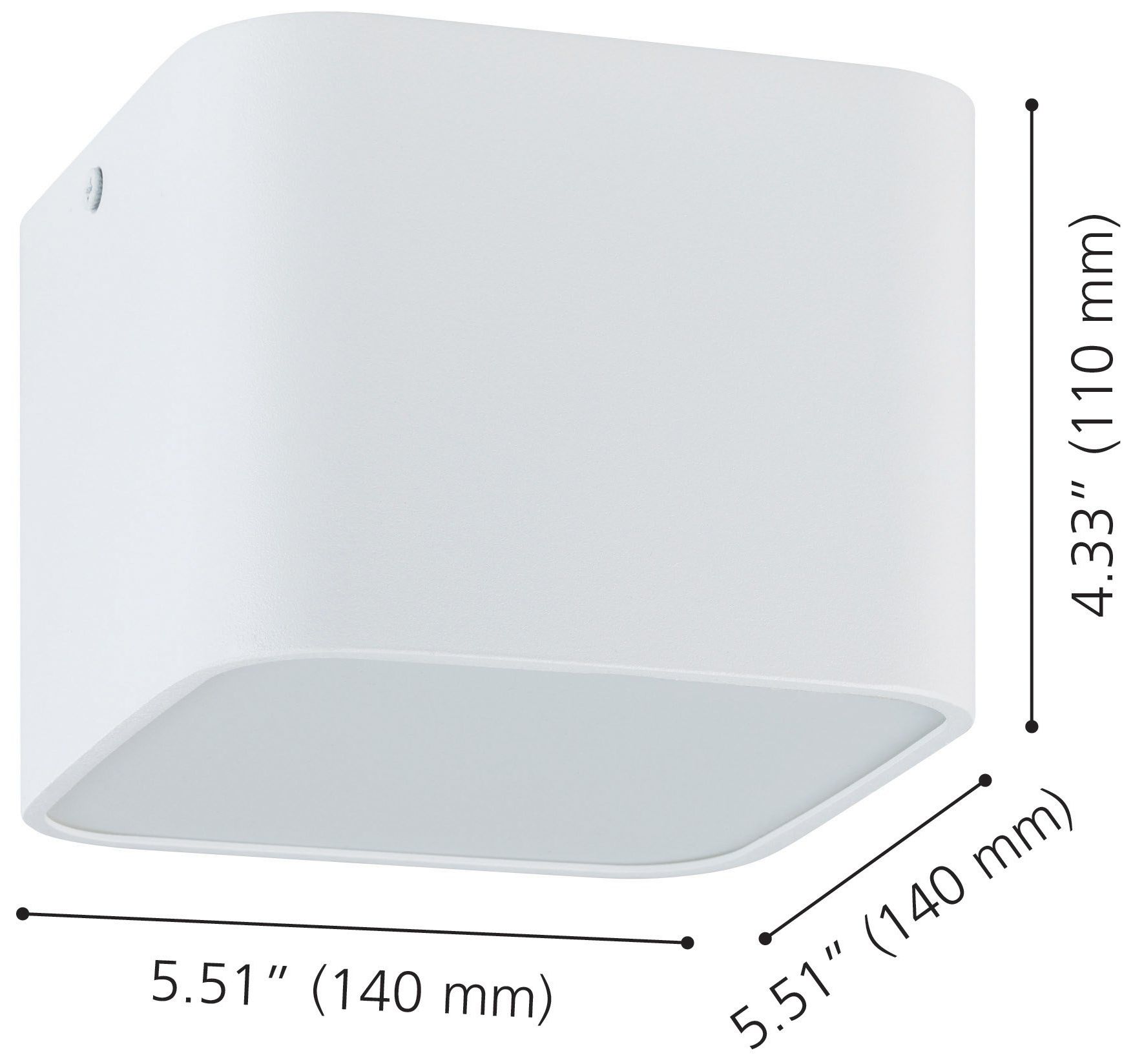 Image 3 Thesis Grimasola 5 inch 1 Light White LED Flush Mount Ceiling Light more views