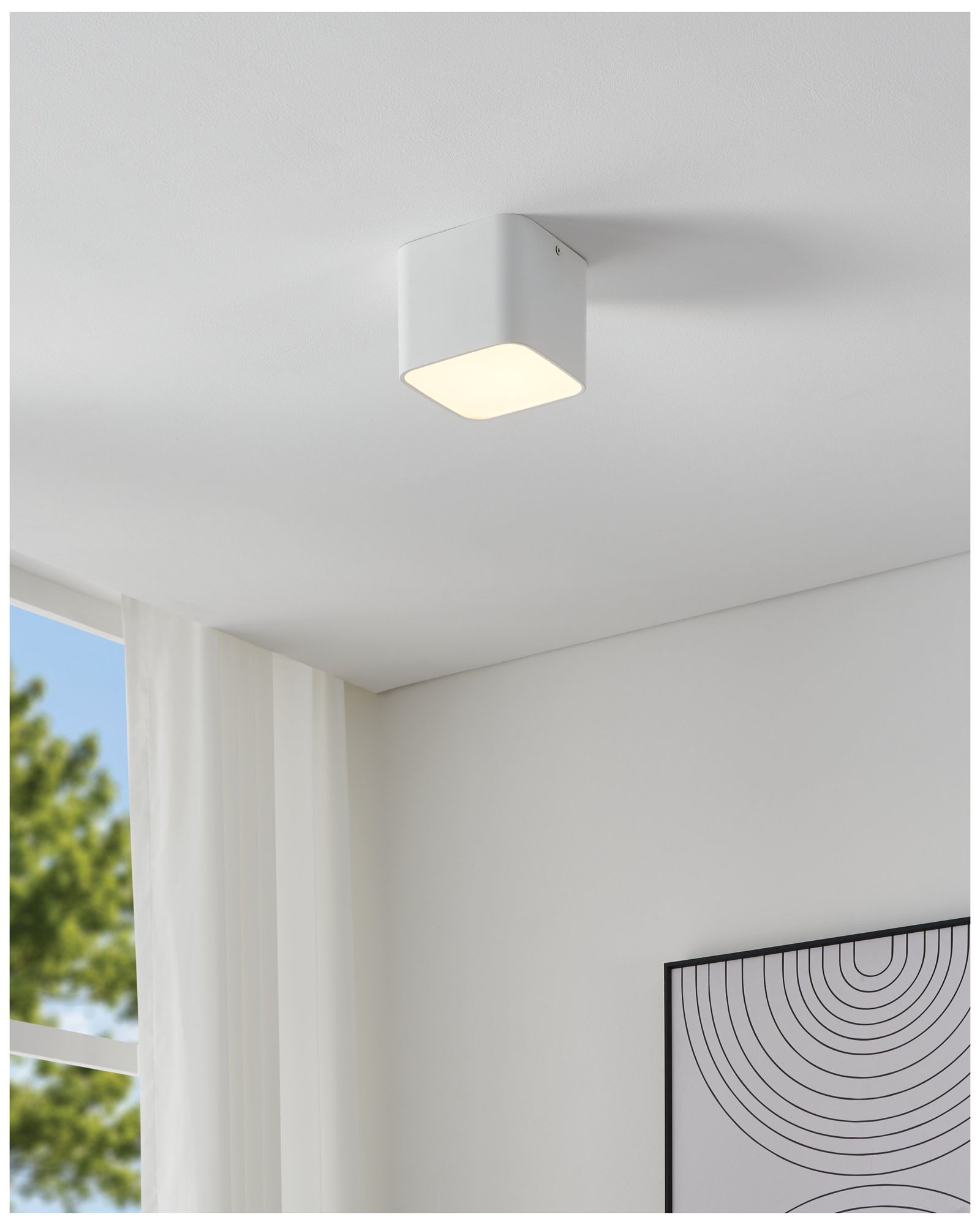 Image 7 Thesis Grimasola 5 inch 1 Light White LED Flush Mount Ceiling Light more views