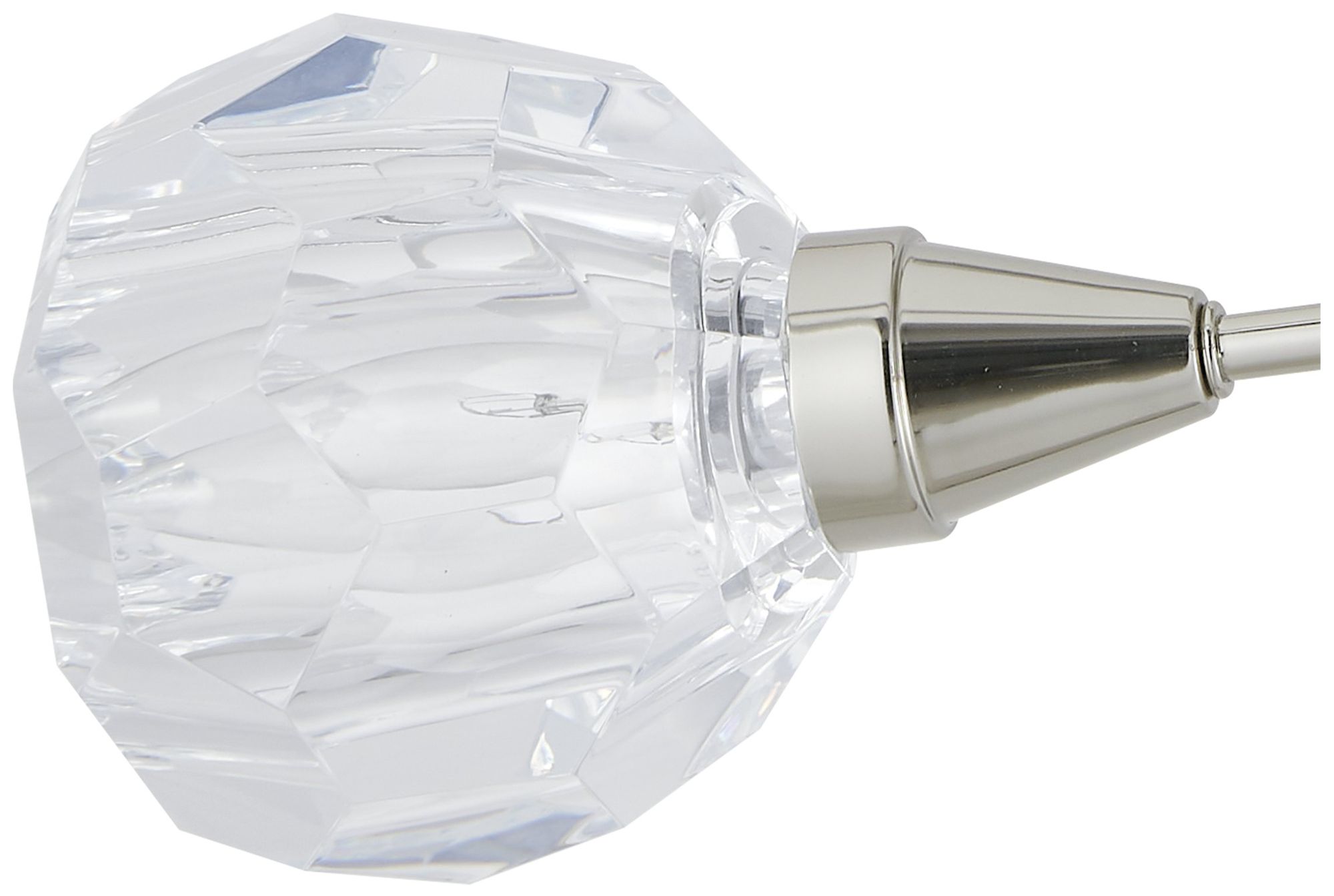 Image 4 Thesis Helena 20 inch 3 Light Polished Nickel Semi-Flush Mount Light more views