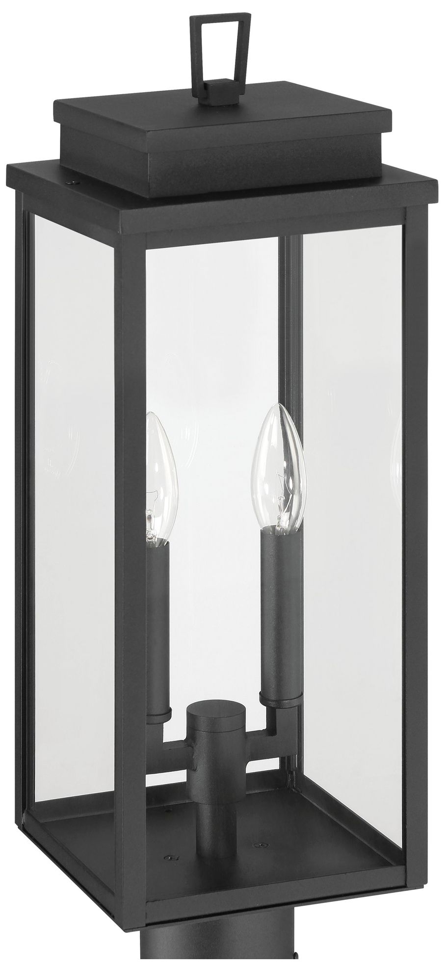 Image 4 Thesis Hillside 20" 2 Light Exterior Post Light with Clear Glass more views