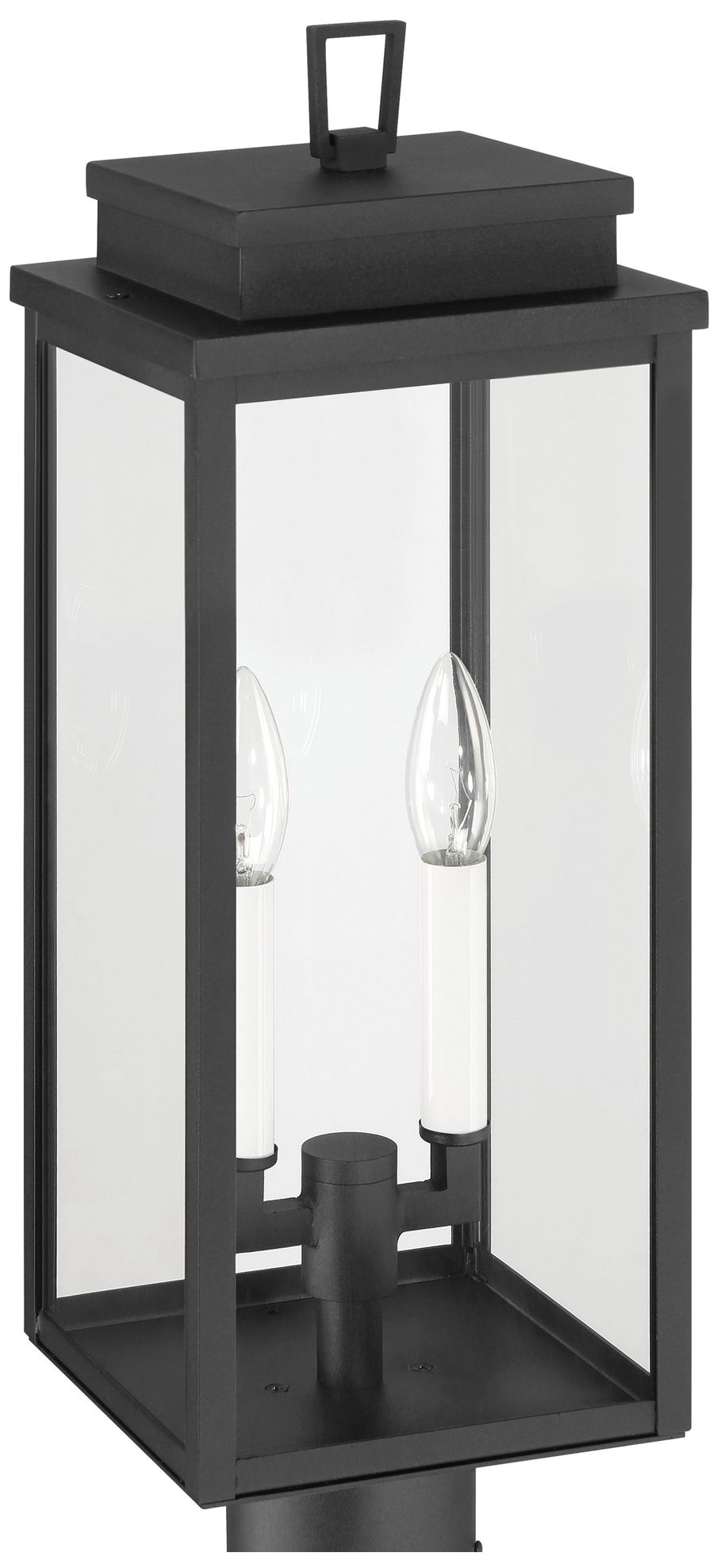 Image 6 Thesis Hillside 20" 2 Light Exterior Post Light with Clear Glass more views