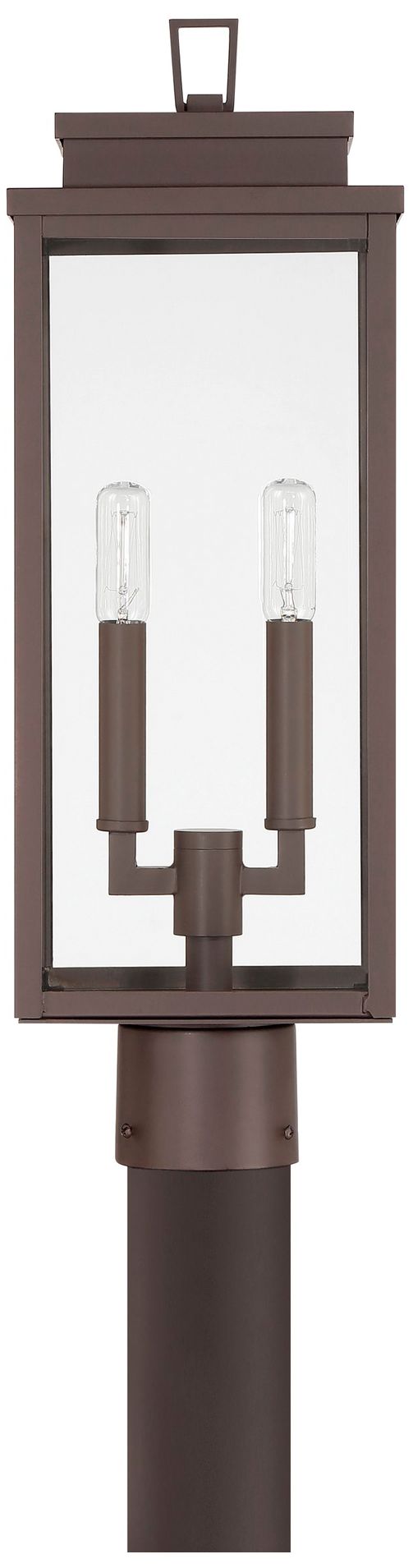 Image 3 Thesis Hillside 20 in. Dark Bronze Exterior Post Light more views