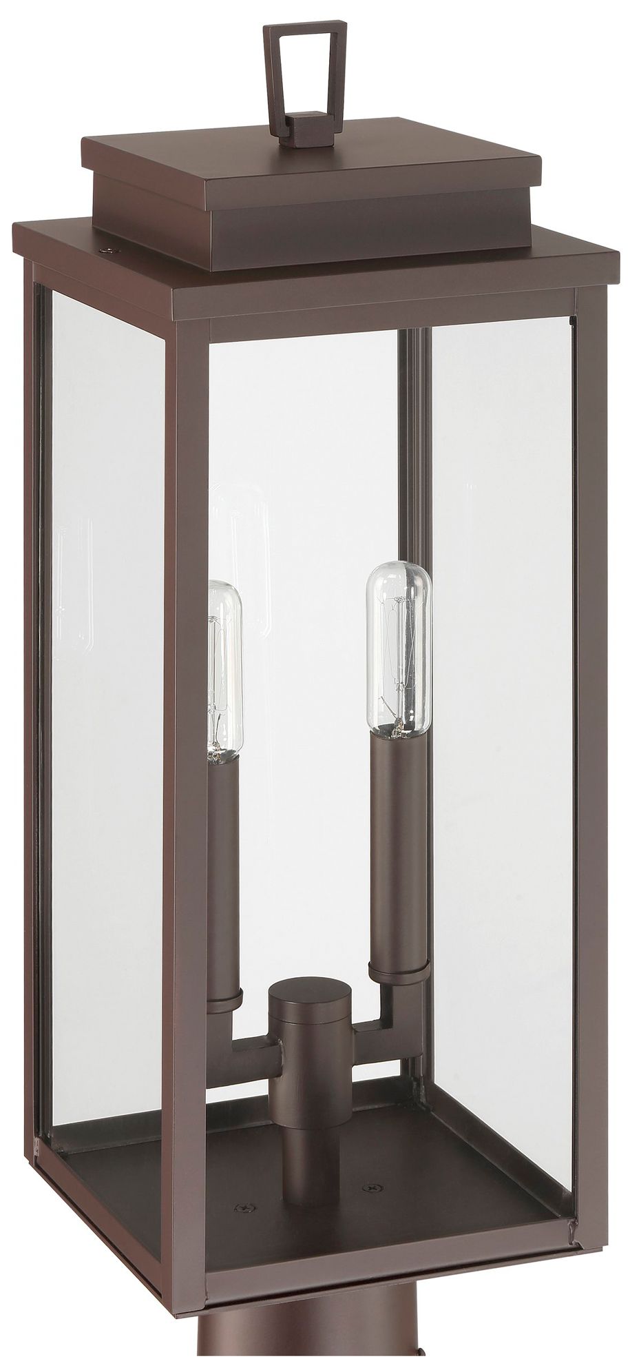 Image 4 Thesis Hillside 20 in. Dark Bronze Exterior Post Light more views