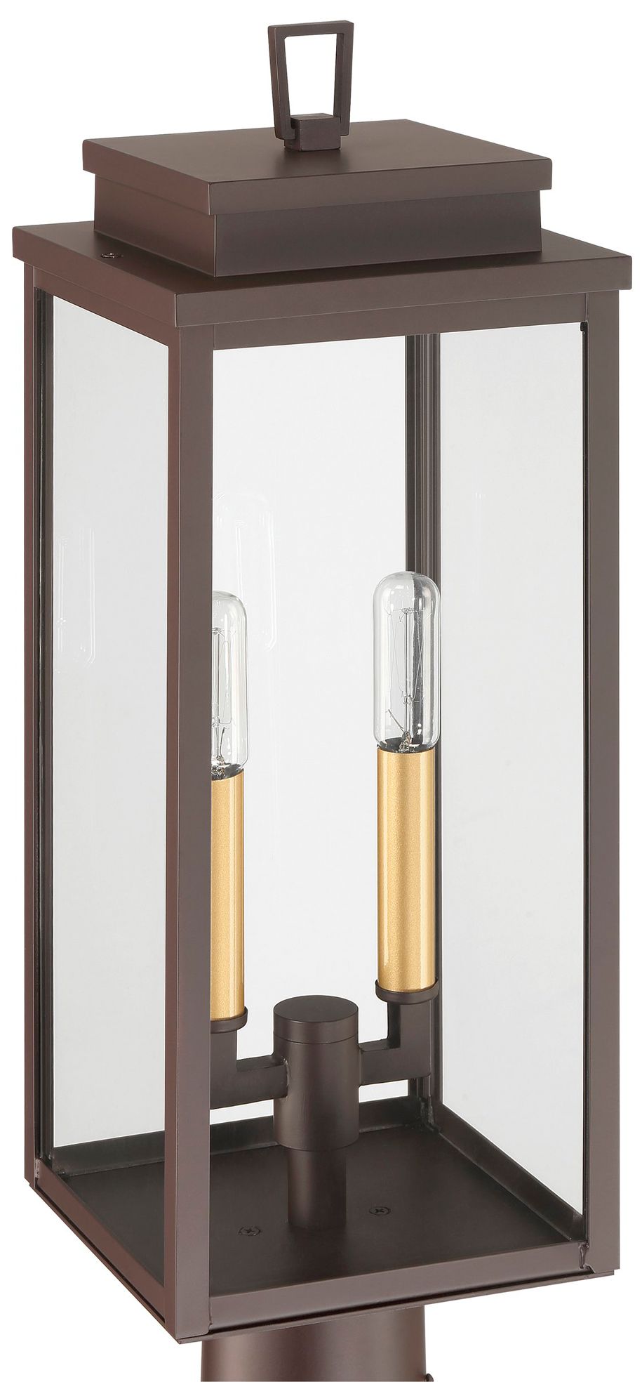 Image 5 Thesis Hillside 20 in. Dark Bronze Exterior Post Light more views