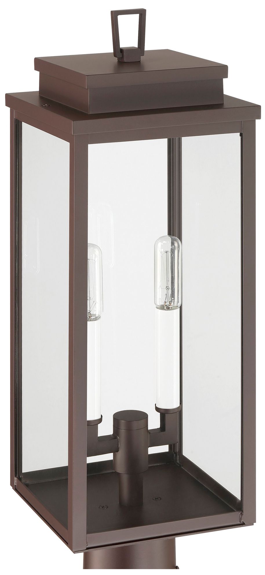 Image 6 Thesis Hillside 20 in. Dark Bronze Exterior Post Light more views