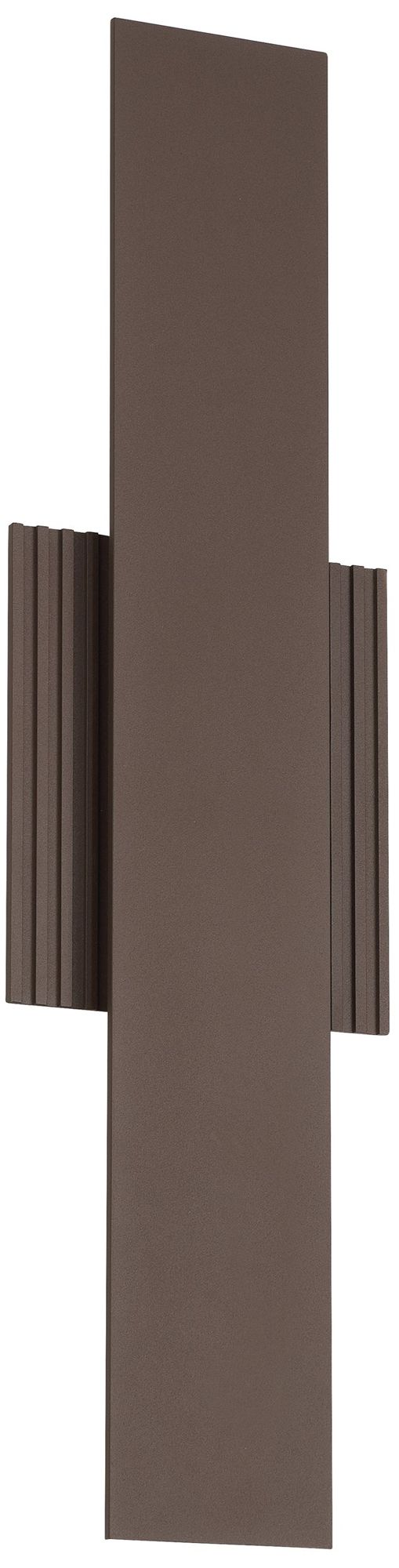 Thesis Jacks 22" Architectural Bronze 5CCT LED Exterior Wall Sconce